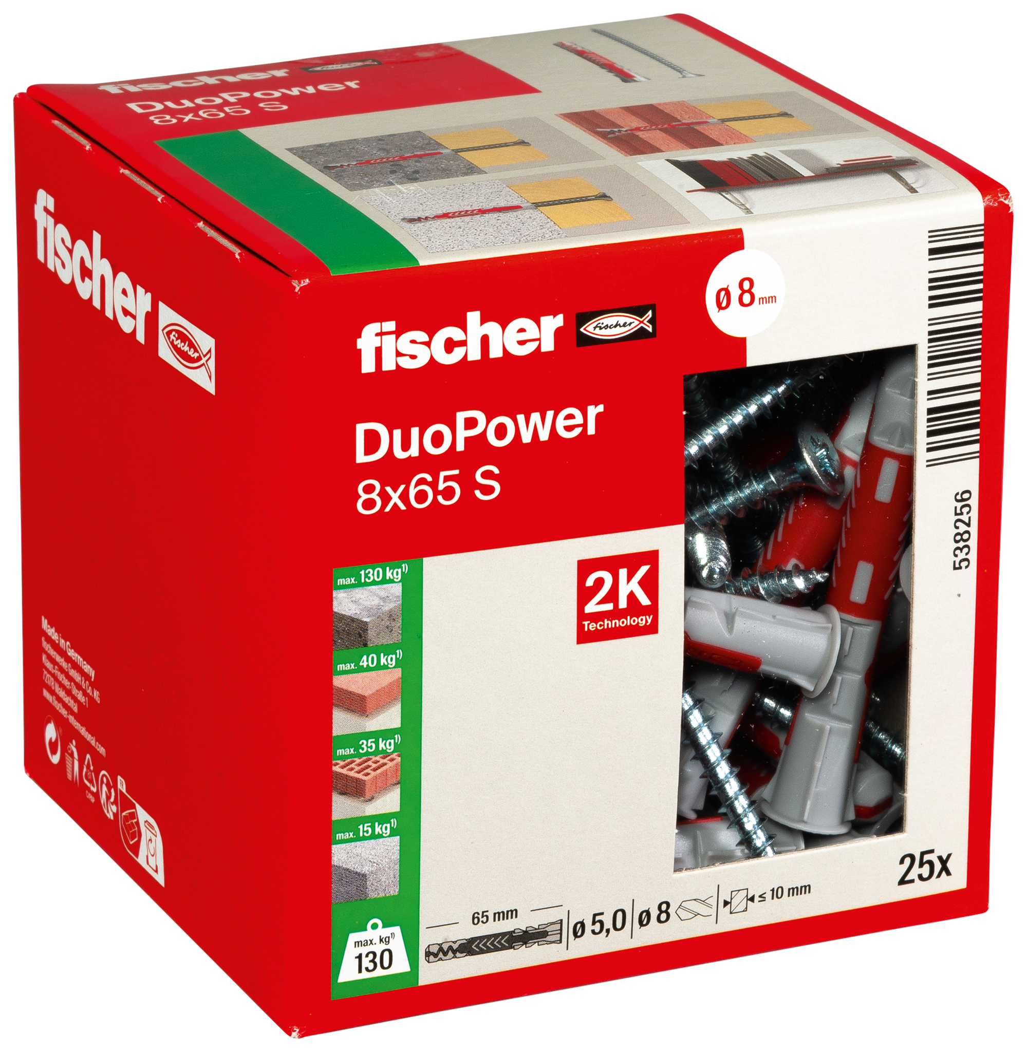 fischer DuoPower 8x65 S fischer DuoPower 8x65 S