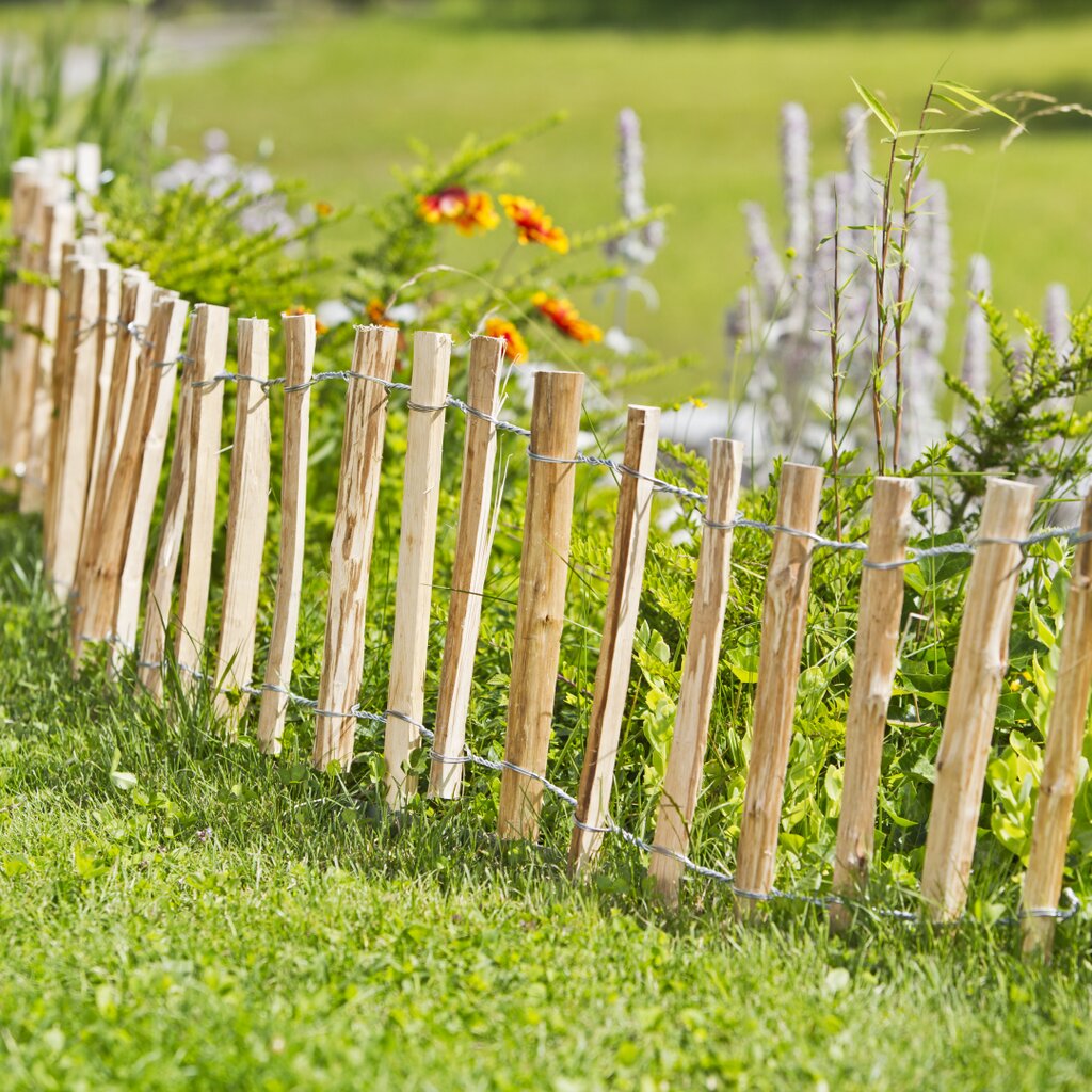 Beeteinfassung-Staketenzaun Beeteinfassung Staketenzaun