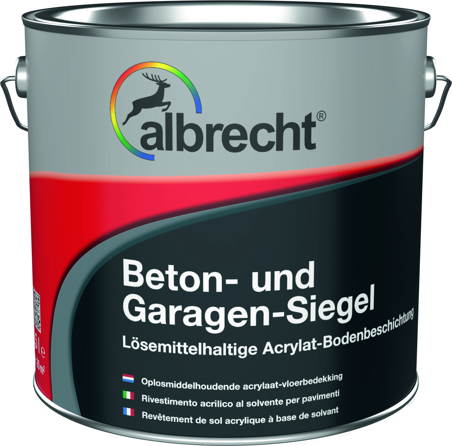 Albrecht Beton- und Garagen-Siegel RAL 7032 Kieselgrau, seidenmatt, 2,5 l Albrecht Beton- und Garagen-Siegel RAL 7032 Kieselgrau, seidenmatt, 2,5 l