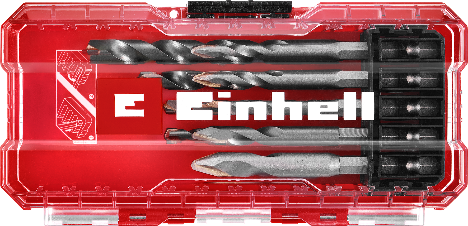 Einhell HM-Fliesenbohrer-Set, S-CASE, 10-tlg. Einhell HM-Fliesenbohrer-Set, S-CASE, 10-tlg.