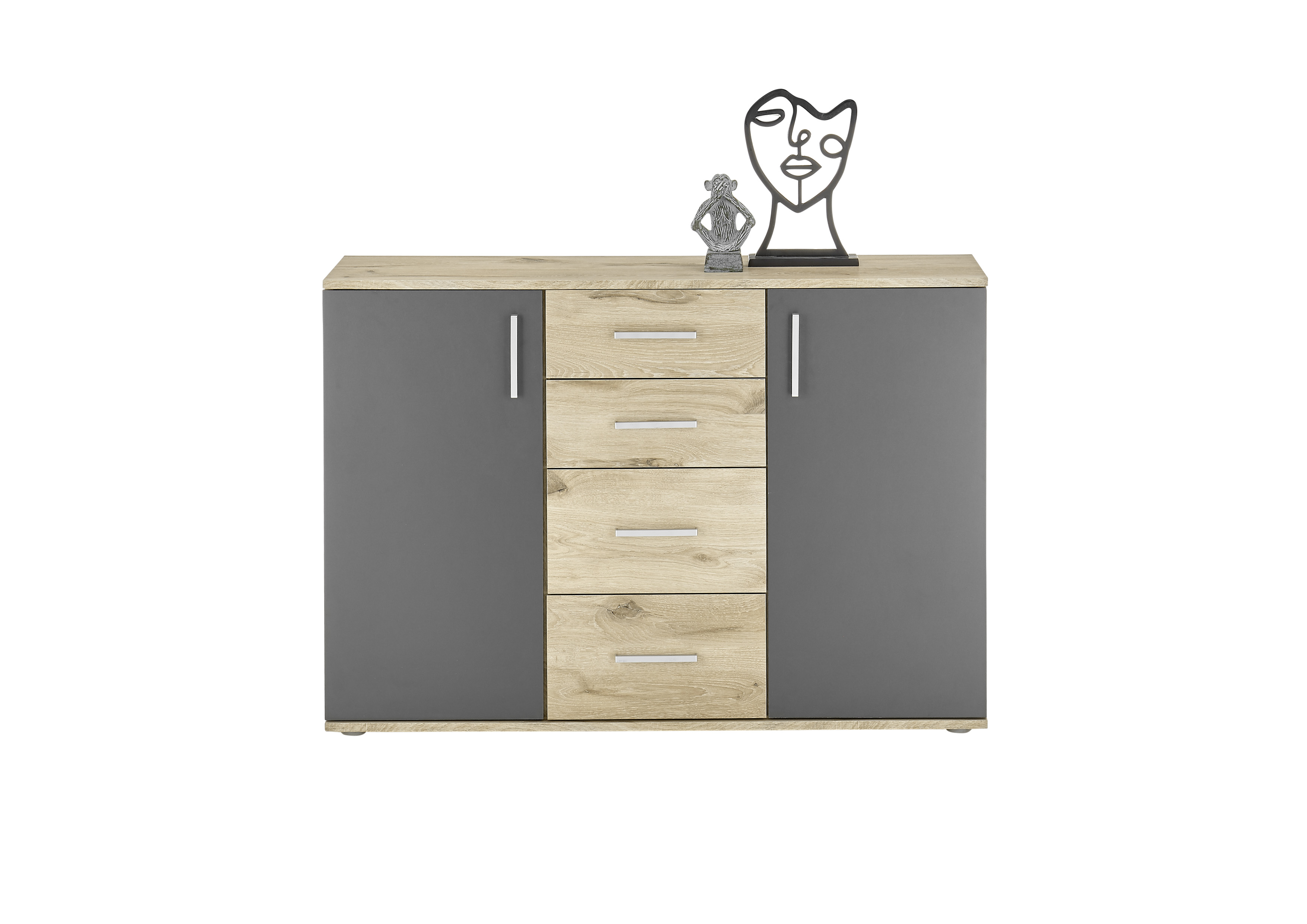 Bega BC1040 Kommode 5, Viking Oak/grau Bega BC1040 Kommode 5, Viking Oak/grau