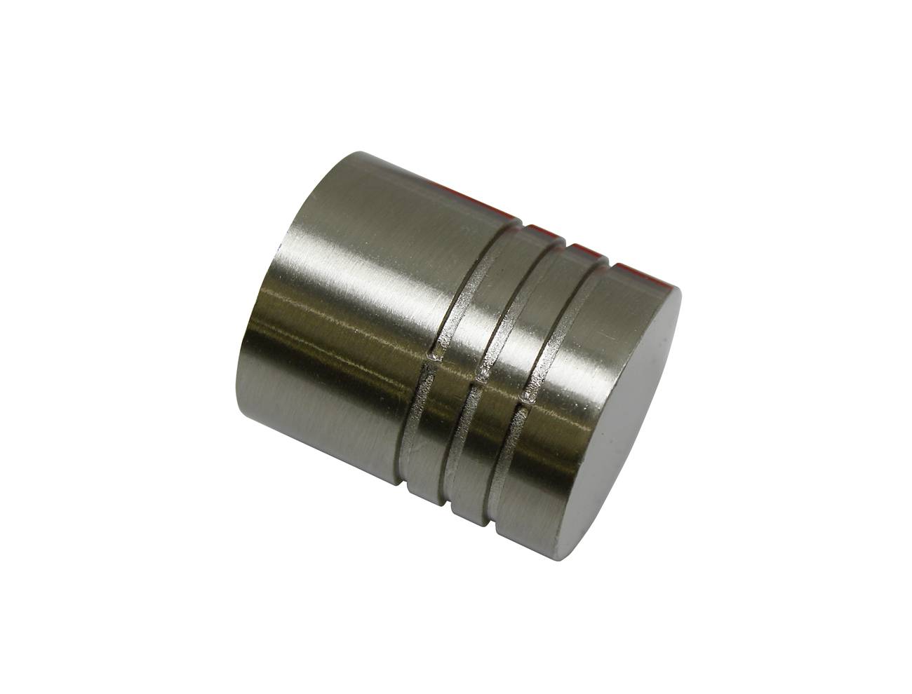 GARDINIA ENDKNOPF ZYLINDER 20MM EDELST. OPT