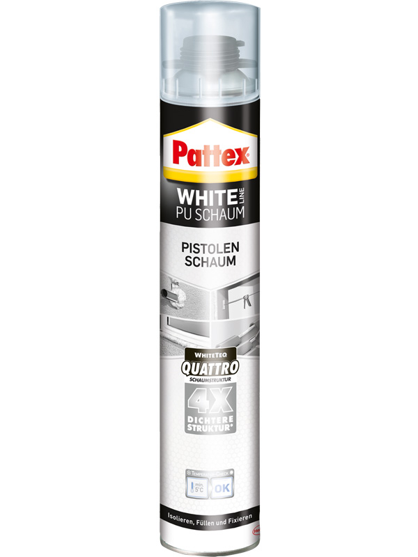 Pattex Whiteteq Pistolenschaum, 750 ml