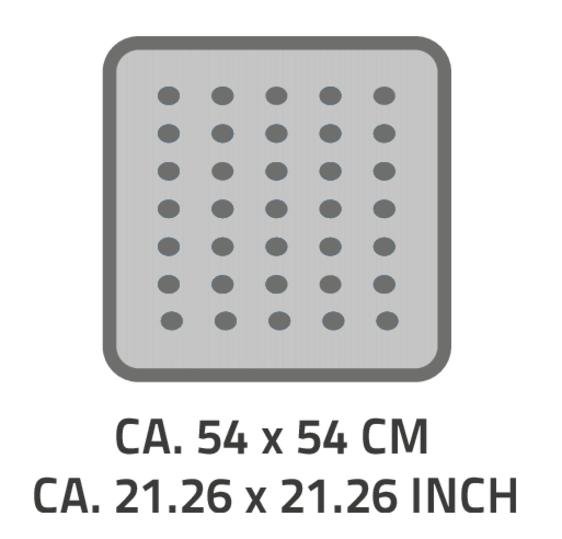 Ridder Duscheinlage Capri ca. 54x54 cm, weiß, 100% TPE Ridder Duscheinlage Capri ca. 54x54 cm, weiß, 100% TPE