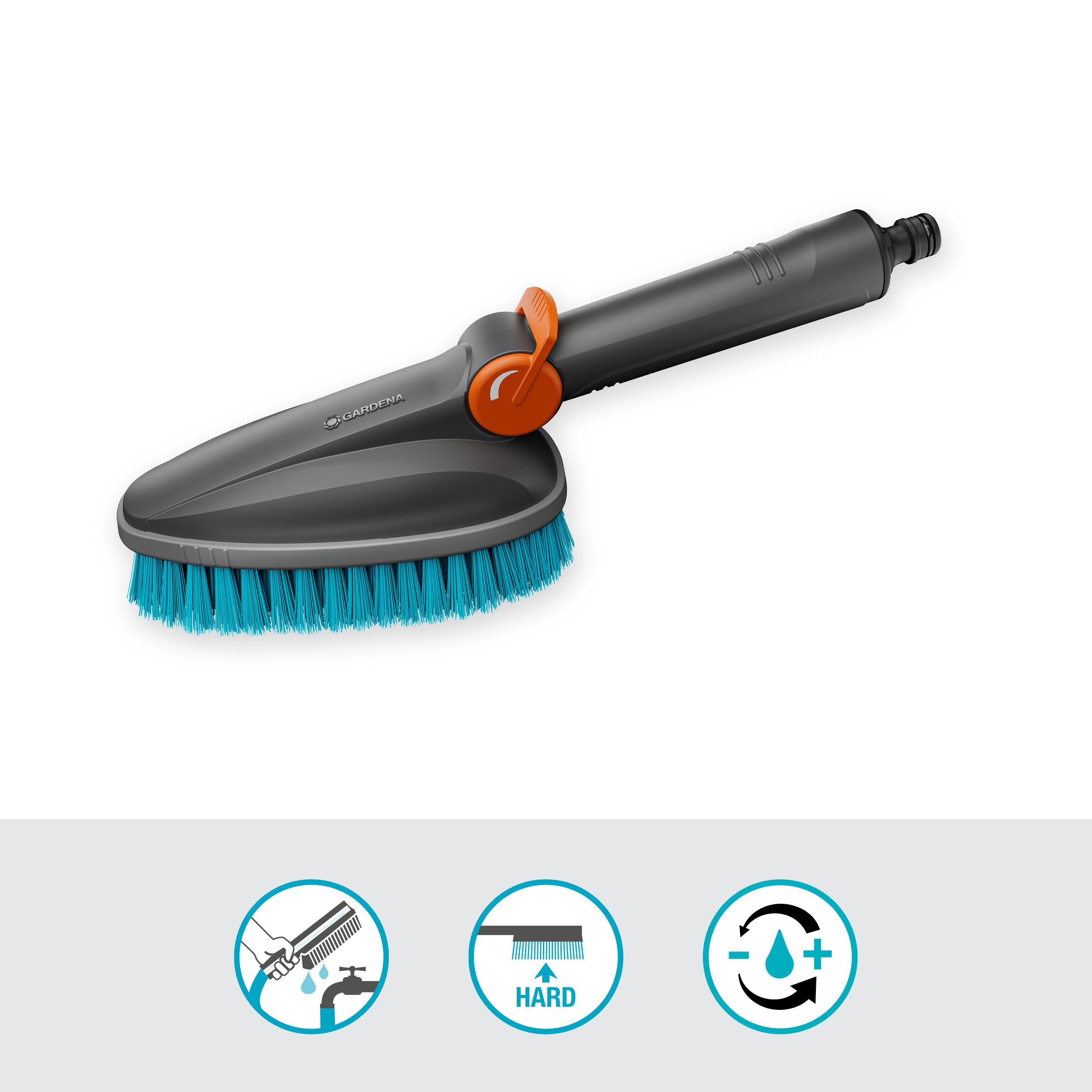 Gardena Cleansystem Handbürste M hard Gardena Cleansystem Handbürste M hard