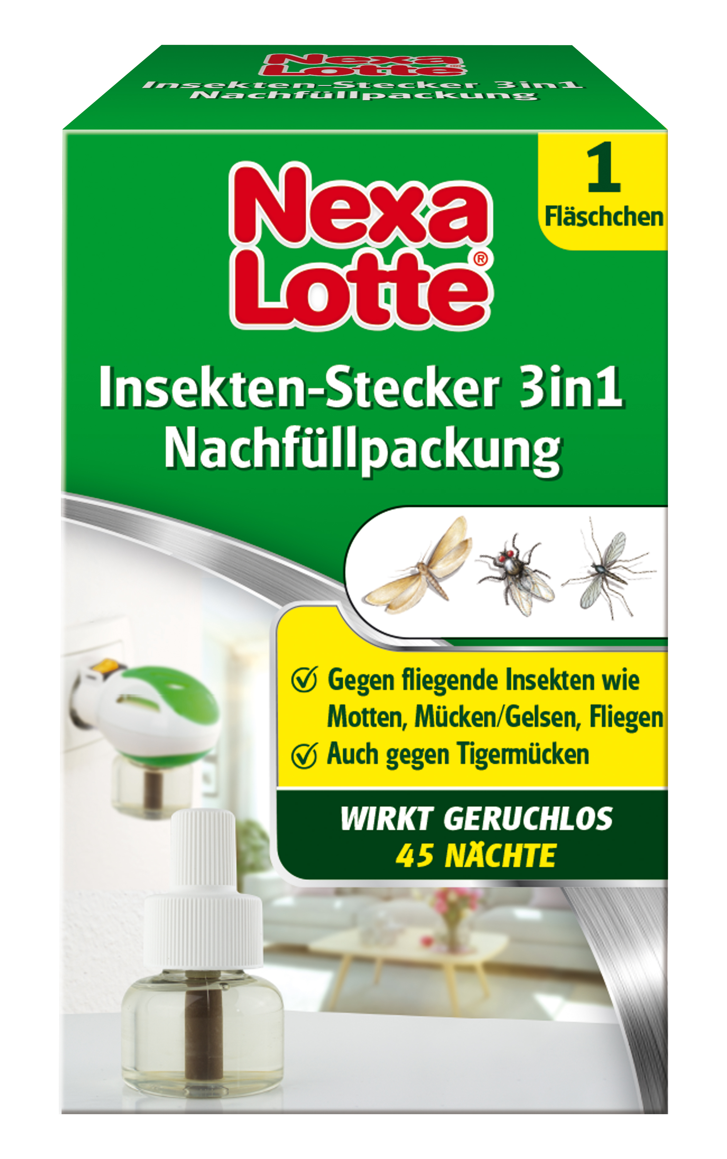 Nexa Lotte Insektenschutz 3in1 Nachfüllpackung