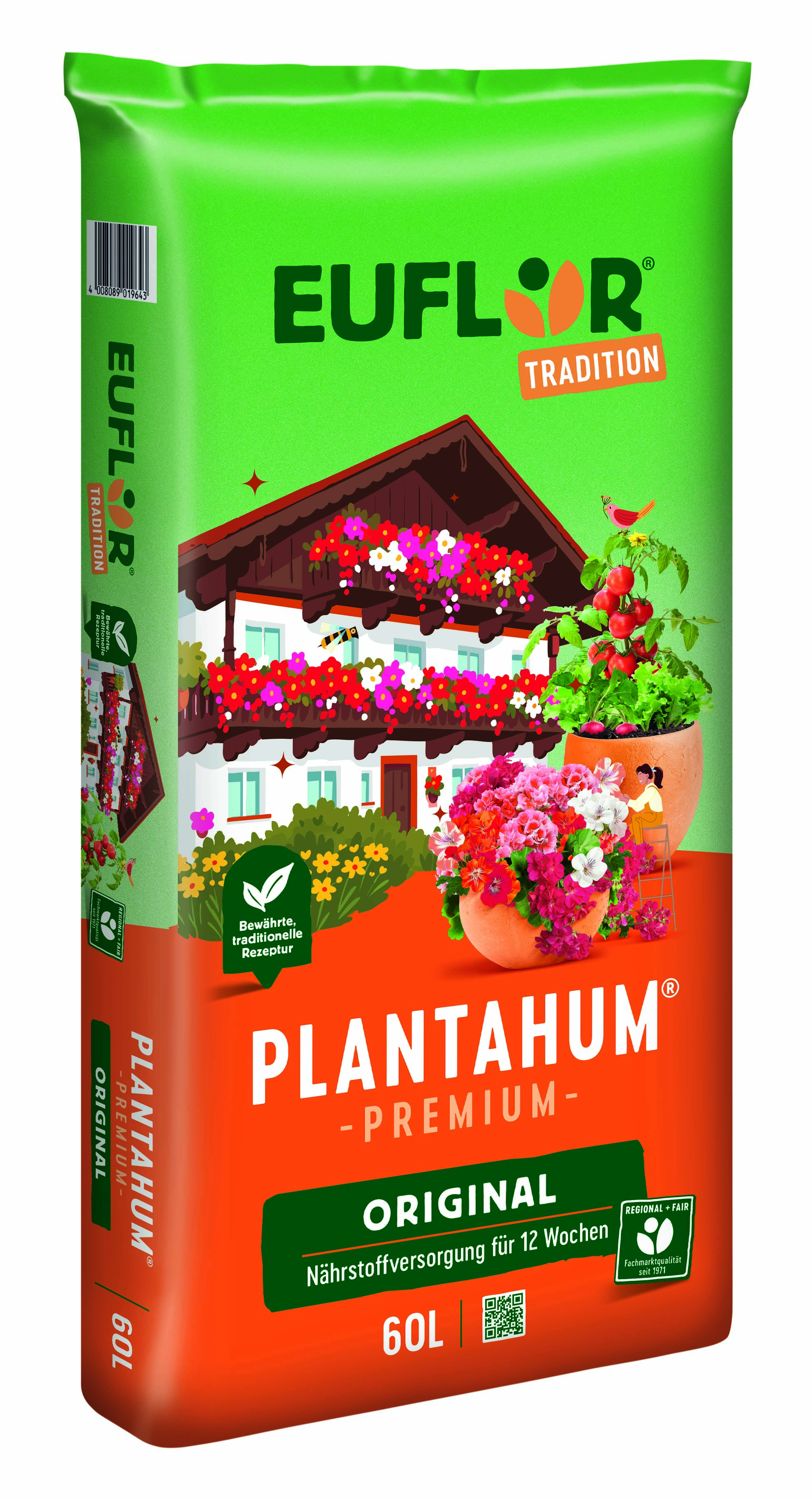 Euflor Tradition Plantahum Premium Original, 60l