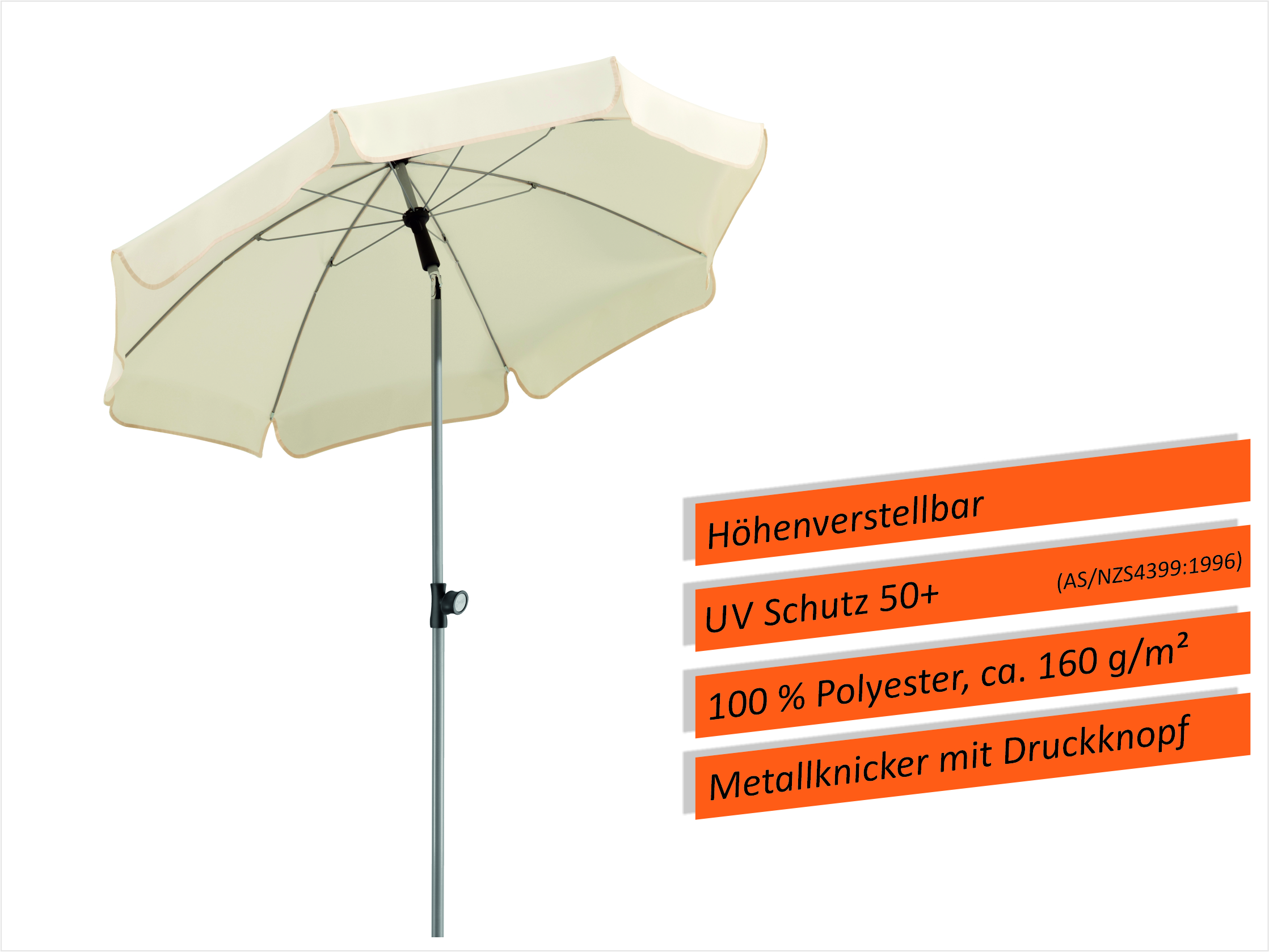 584429_5 Schneider Schirm Locarno 150/8 Natur