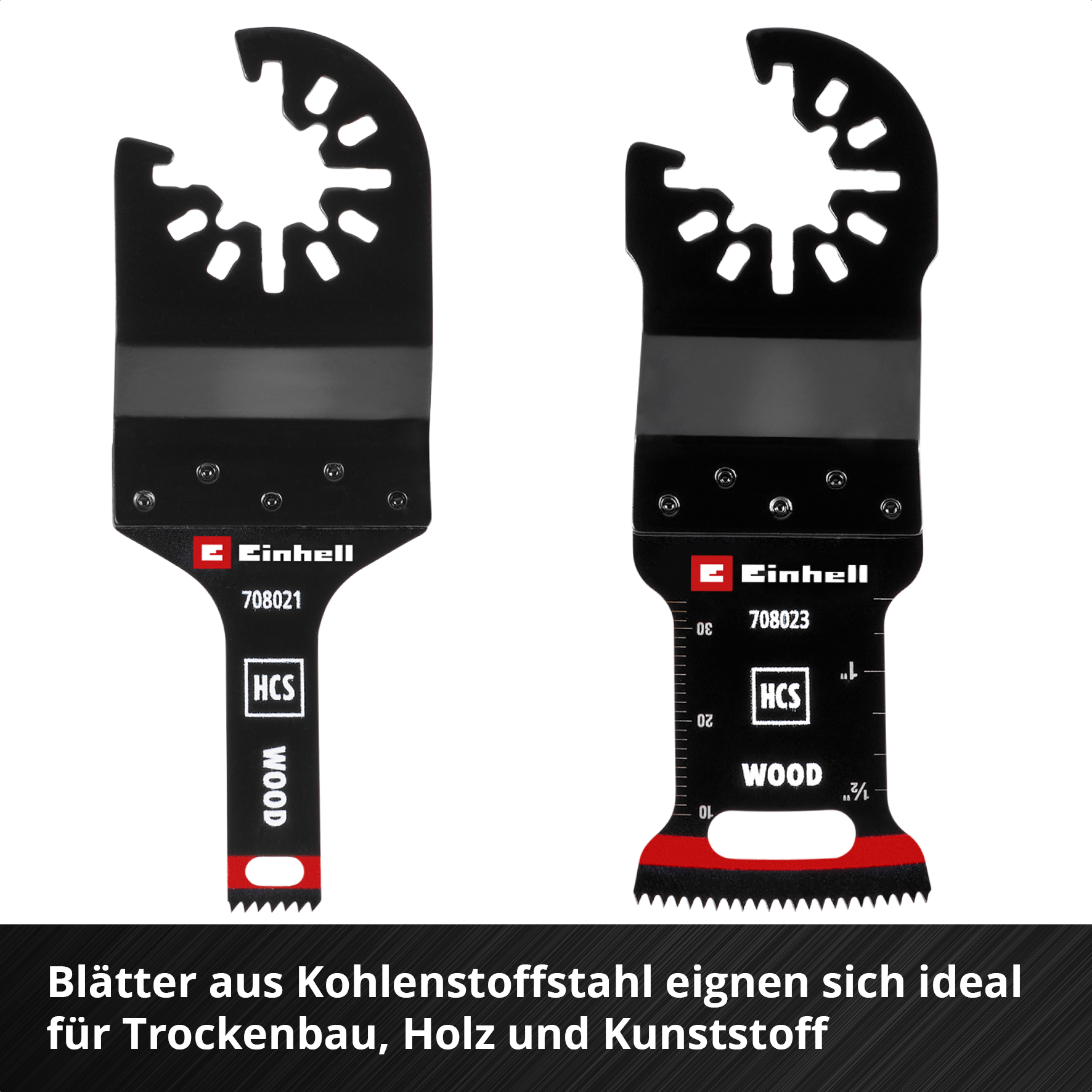 Einhell Multitool-Set mit Universalaufnahme für Holz und Metall, 3-tlg.