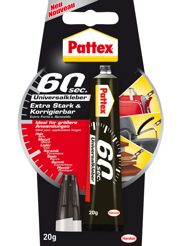 Pattex 60 Sek. Universalkleber, 20 g