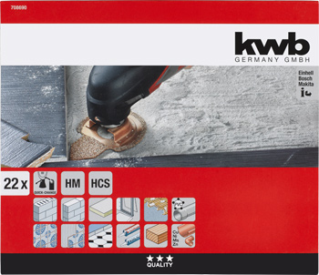 708690-300 Kwb Fliesenleger-Set, 22-tlg.