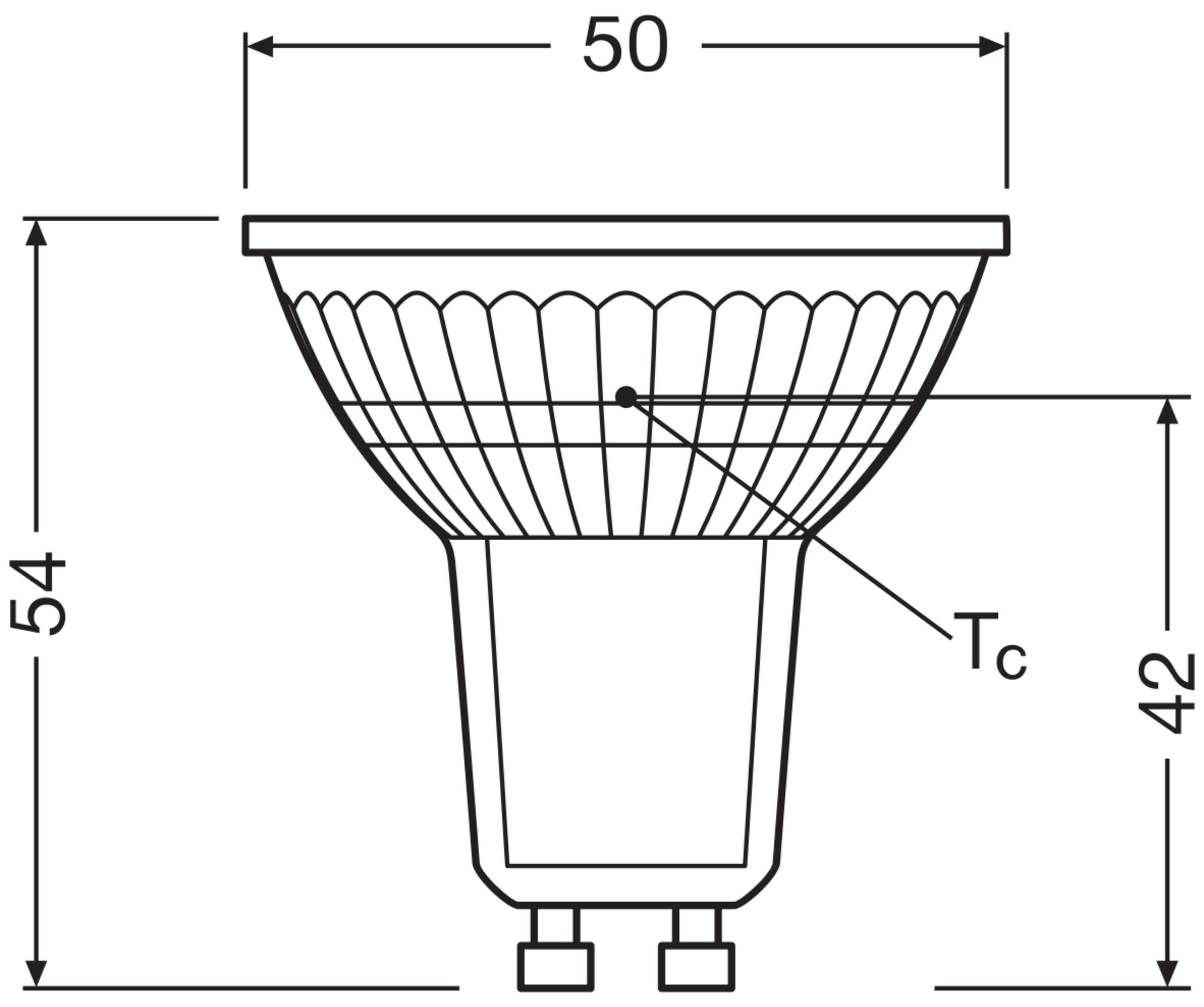 Osram Superstar+ Reflektorlampe, 2W, 360 lm