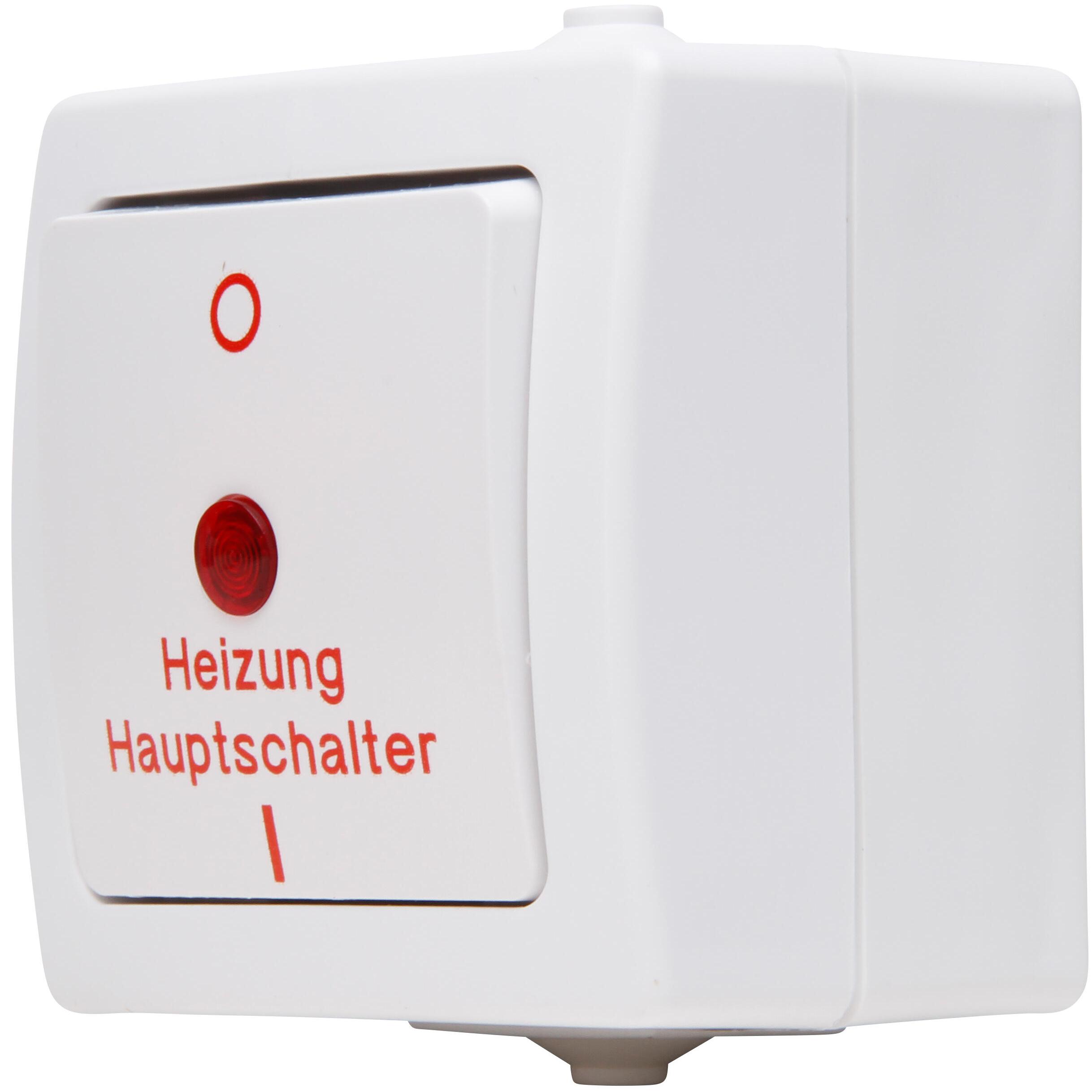 Kopp NAUTIC Heizungshauptschalter, arktisweiß Kopp NAUTIC Heizungshauptschalter, arktisweiß