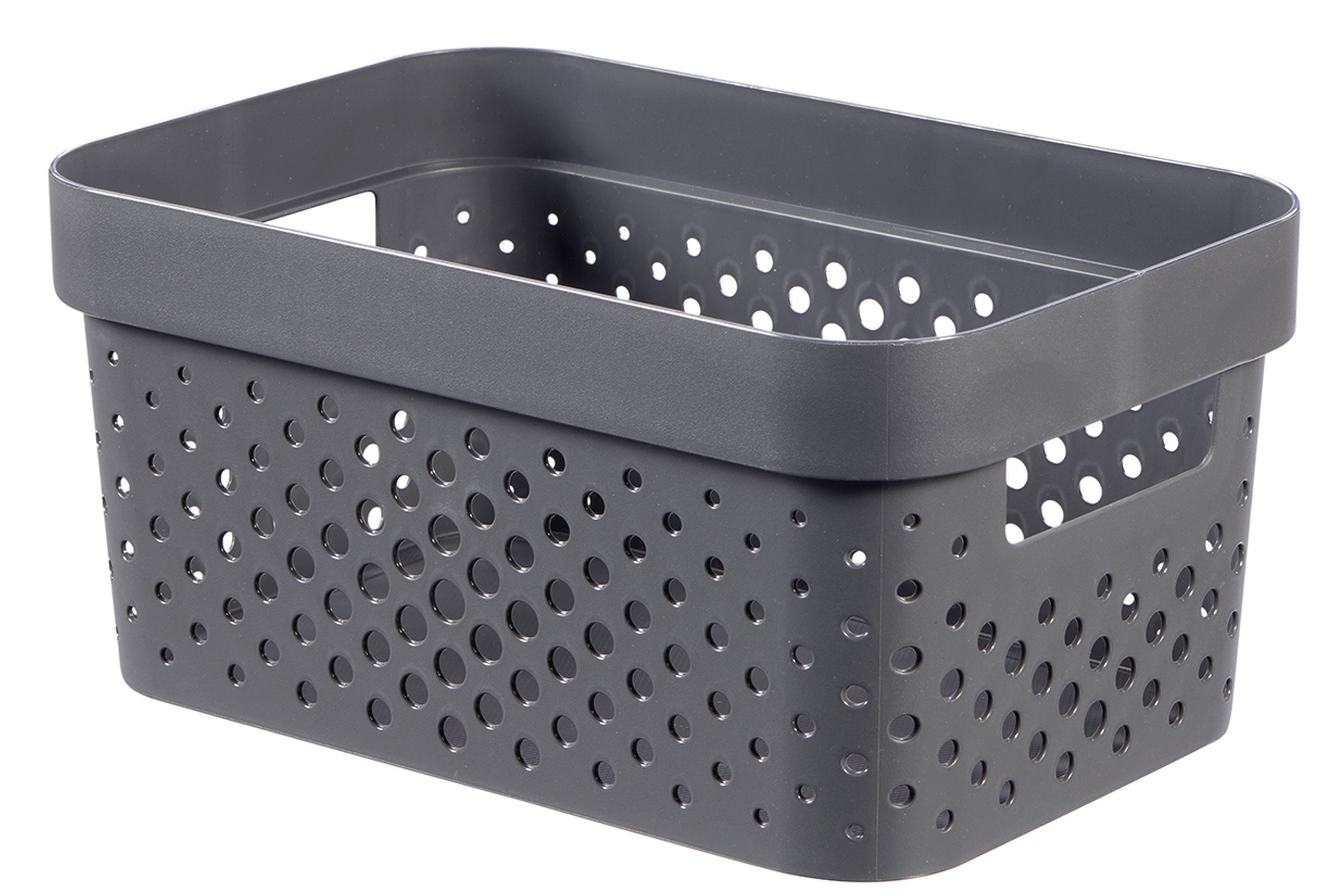 774681_K245672KG43KK INFINITY RECYCLING Box mit Punktmuster, 4.5L, dunkelgrau