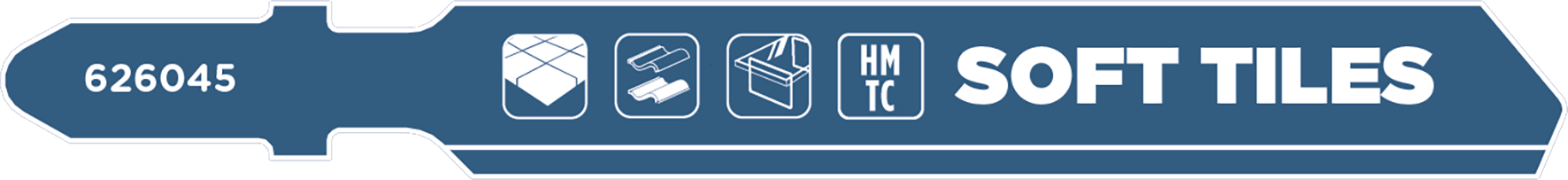 kwb HM-Stichsägeblatt mit T-Schaft für weiche Fliesen, grob, 81,4 mm kwb HM-Stichsägeblatt mit T-Schaft für weiche Fliesen, grob, 81,4 mm