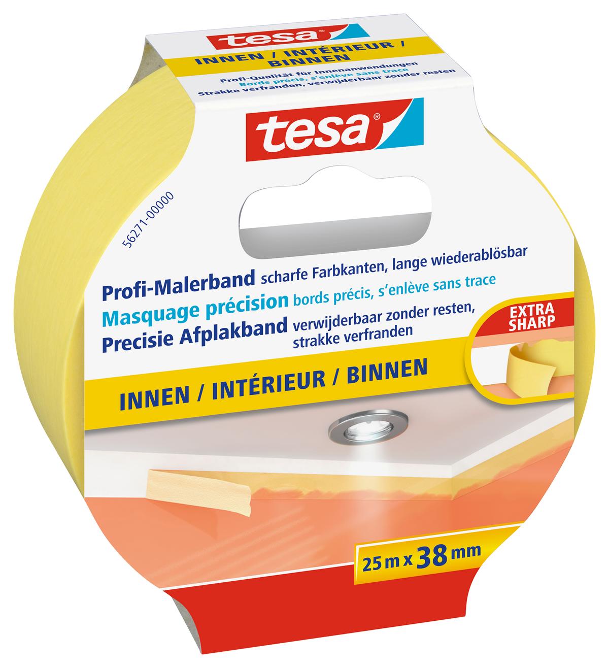 tesa_masking_562710000001_LI406_right_pa tesa Profi-Malerband Innen, 38 mm