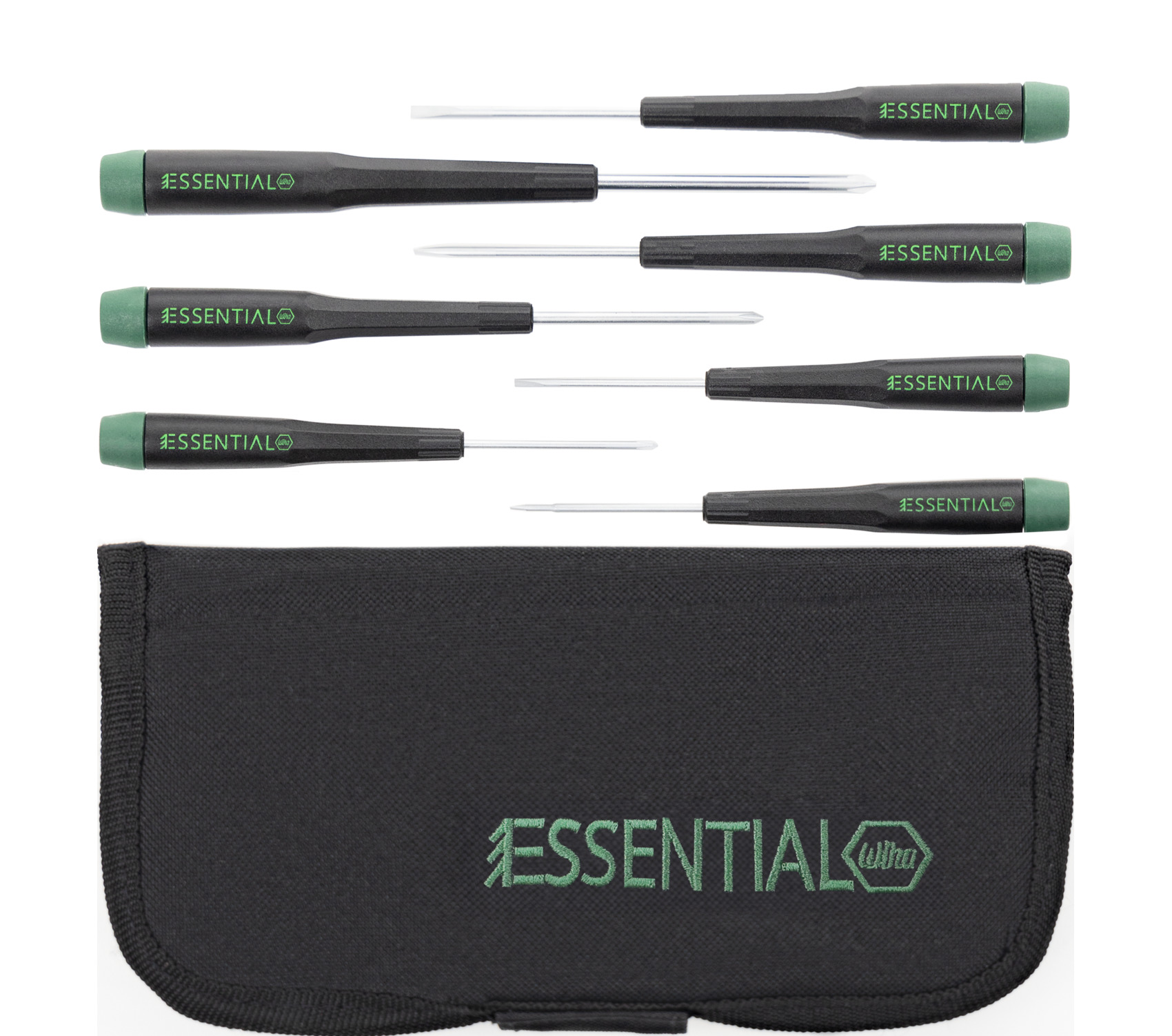 Wiha Precision Schraubendreher Set 7-teilig inklusive Rolltasche