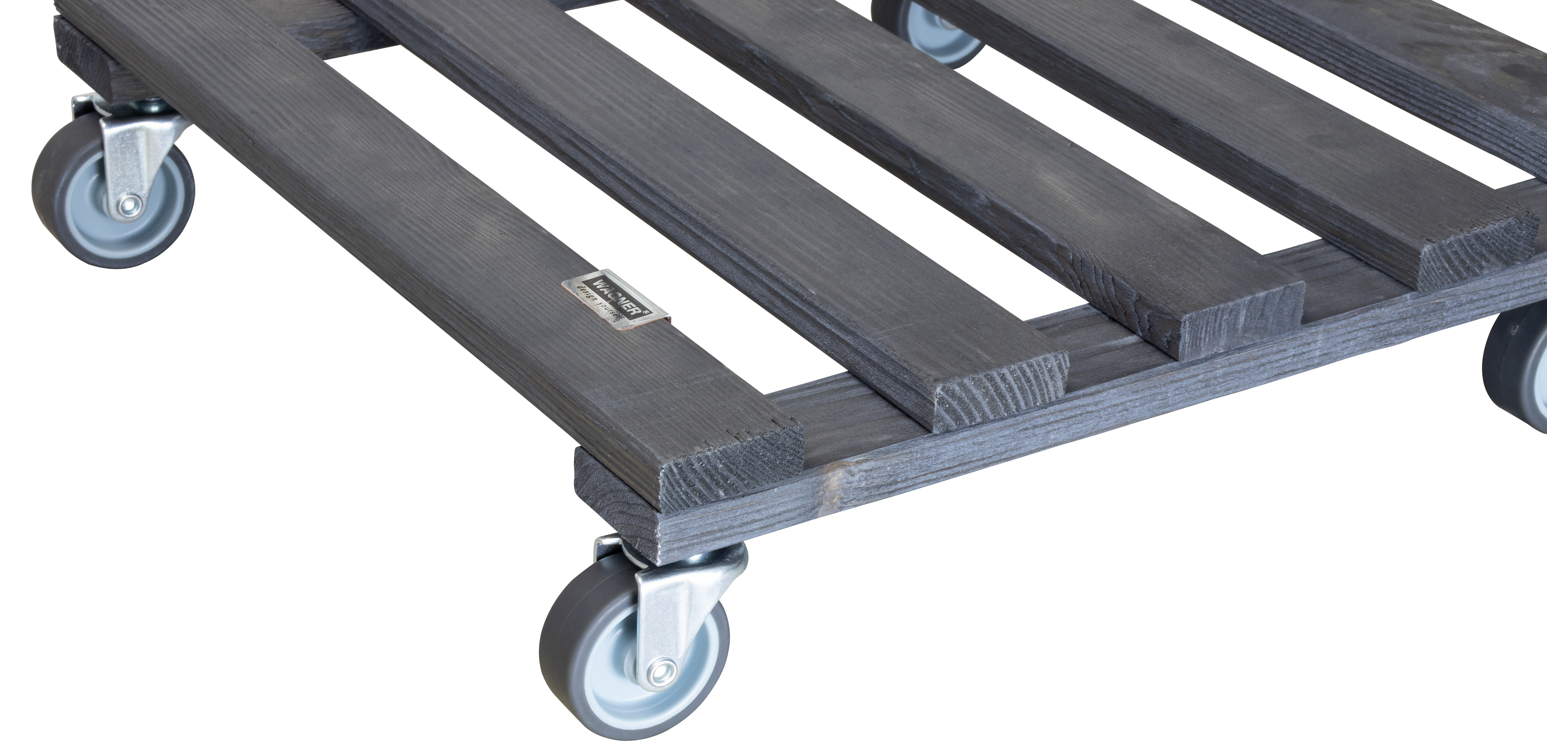 Wagner Pflanzenroller GH0412, Ø 380 mm, Kiefer, anthrazit