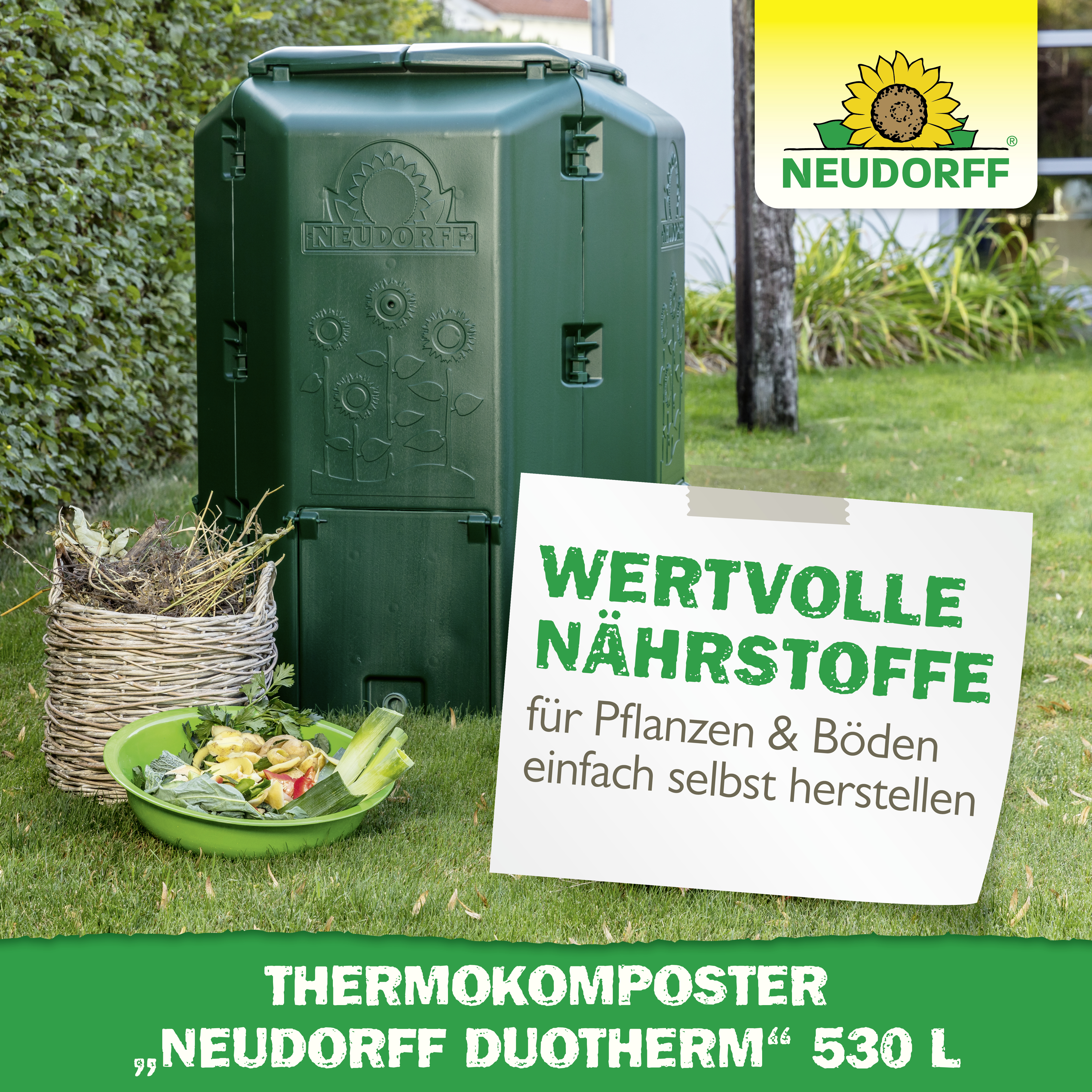 Neudorff Thermokomposter "DuoTherm", 530 L