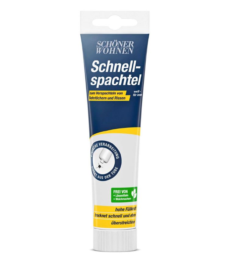 Schöner Wohnen Schnellspachtel weiß, 100 ml