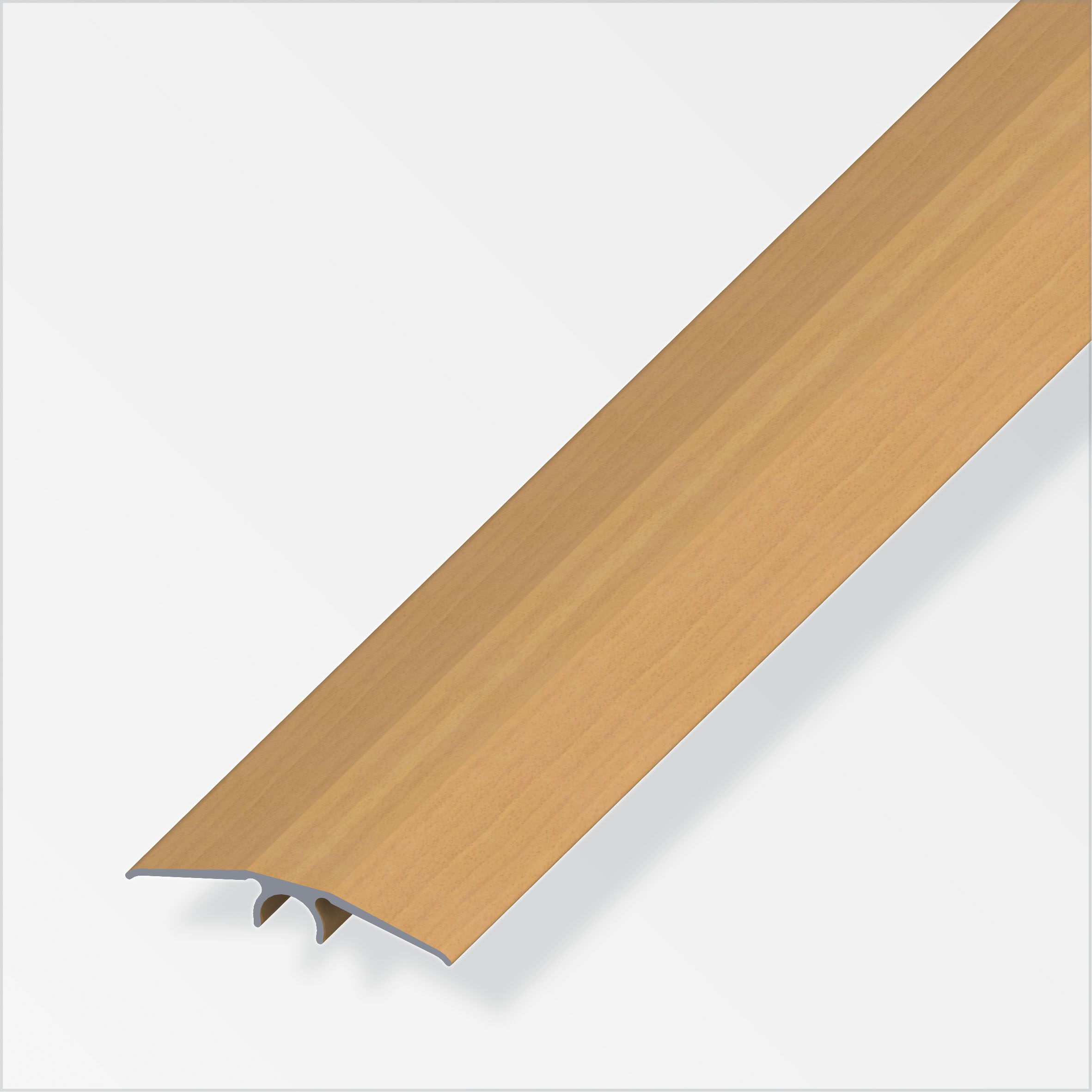 Alfer clipstech Übergangs-Profil, 46 mm, buche