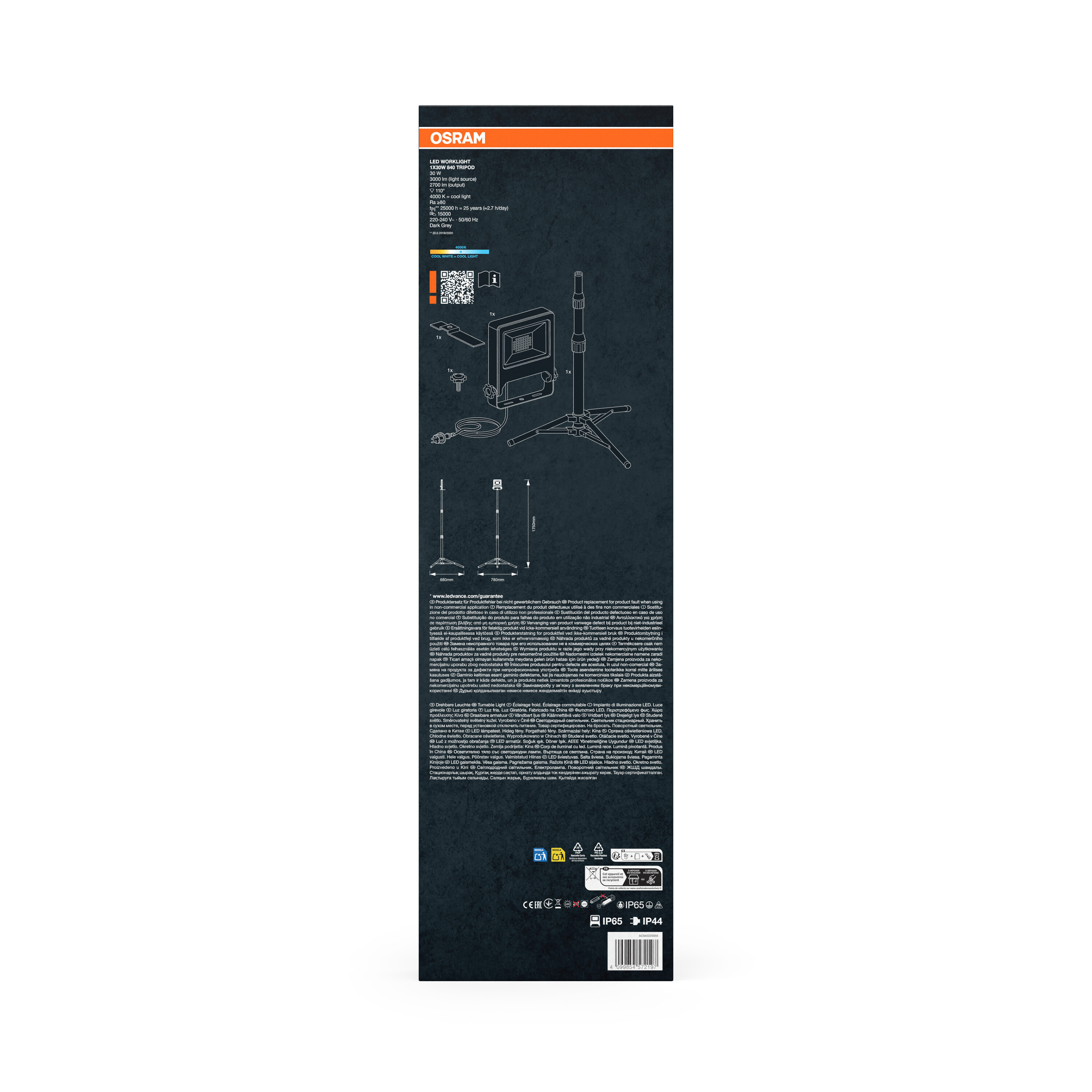 Osram Baustrahler "LED Worklight Tripod", 1x30W, 4000K