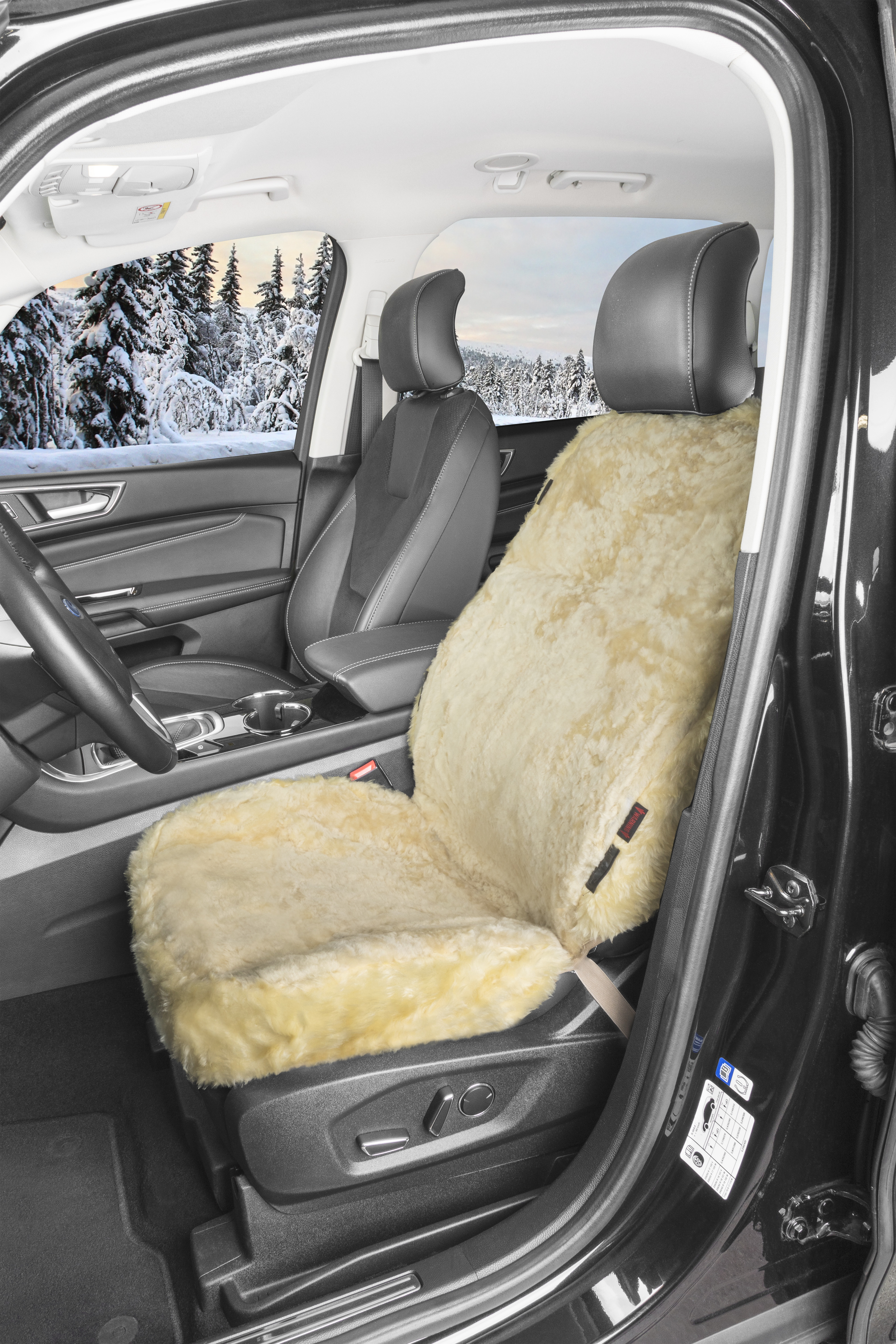CarComfort Lammfell Autositzbezug Trish 1-teilig
