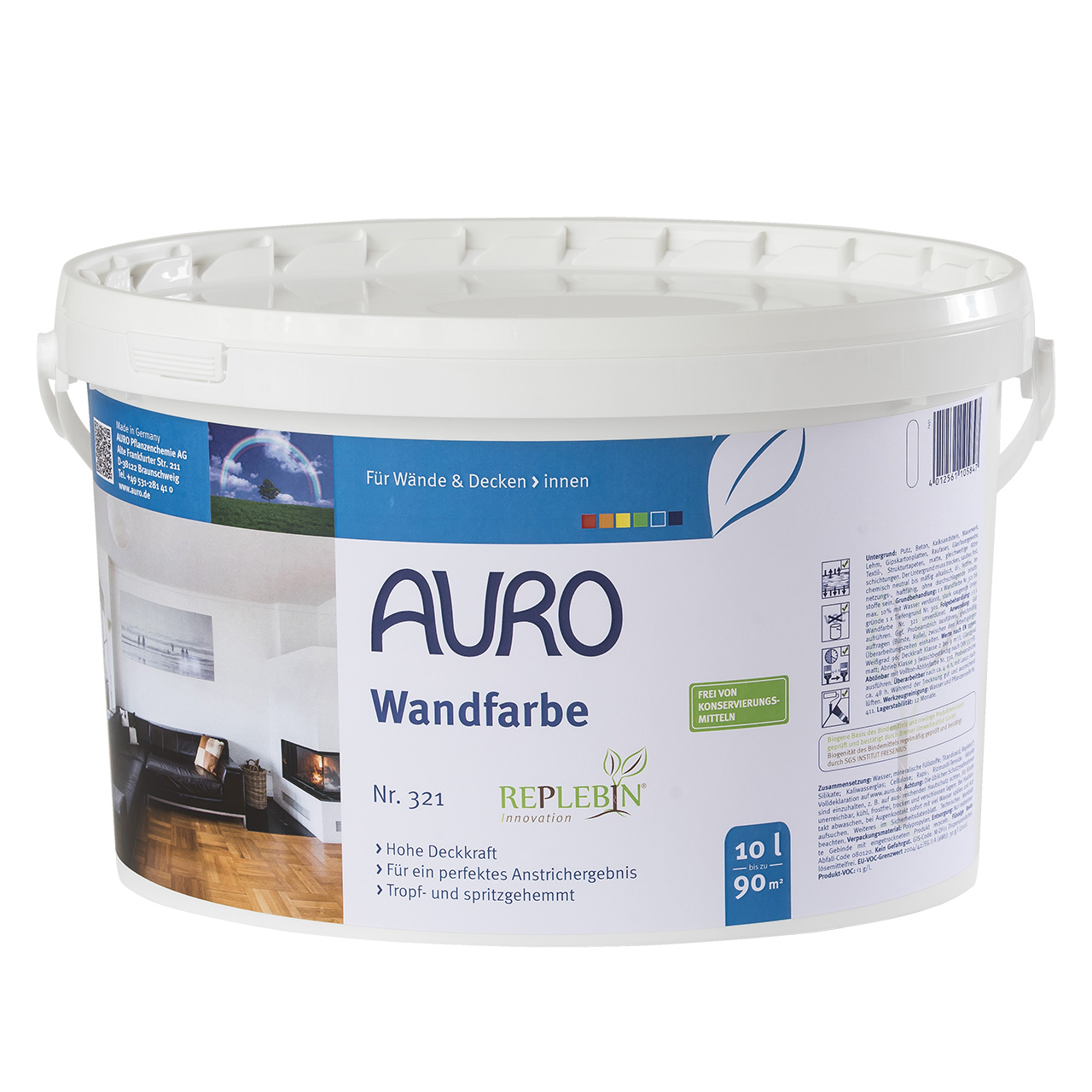 Auro Wandfarbe Nr. 321, 10L