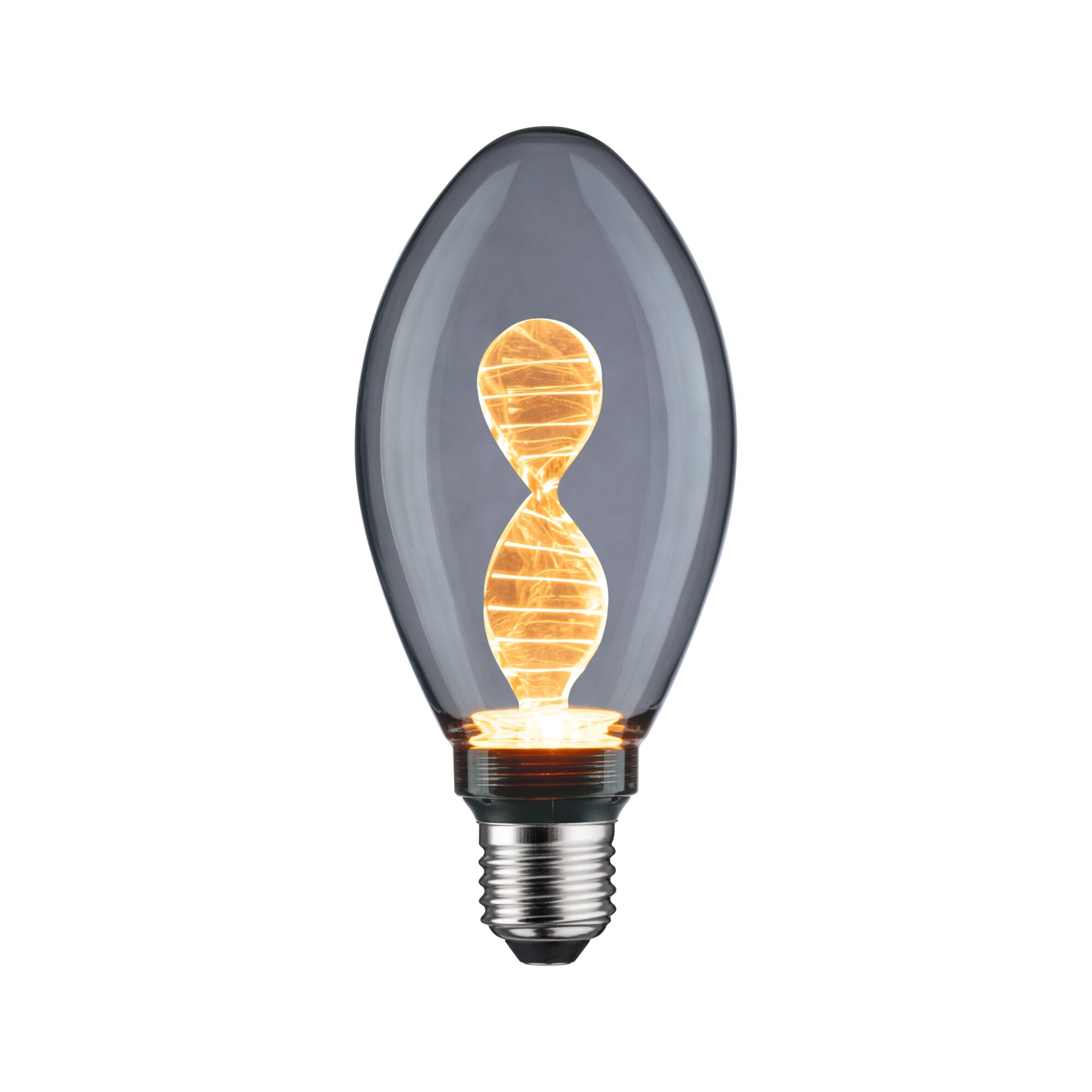 Paulmann LED B75 Inner Glow Helix, 90lm, E27, smoke, 1800K Paulmann LED B75 Inner Glow Helix, 90lm, E27, smoke, 1800K