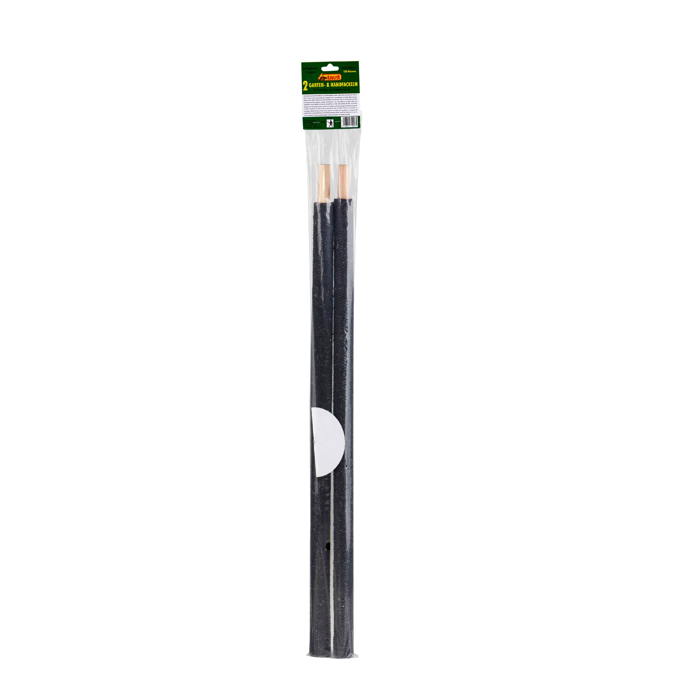 008691-2028-neuDWsc45FoTp8Kx FAVORIT WACHSTUCHFACKELN 2 STÜCK CA. 70CM