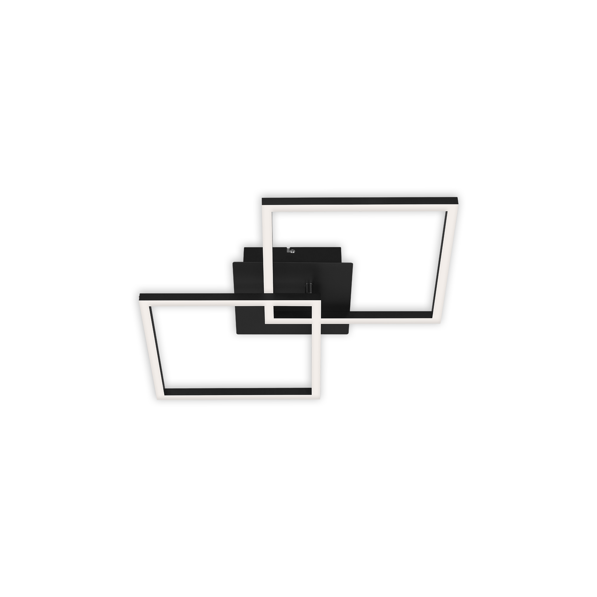 Briloner LED Deckenleuchte, 62 cm, schwarz