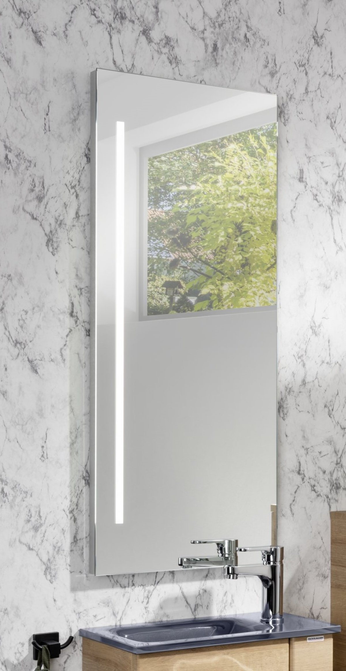 Fackelmann Spiegelelement AL 40, 42 x 100 x 4 cm