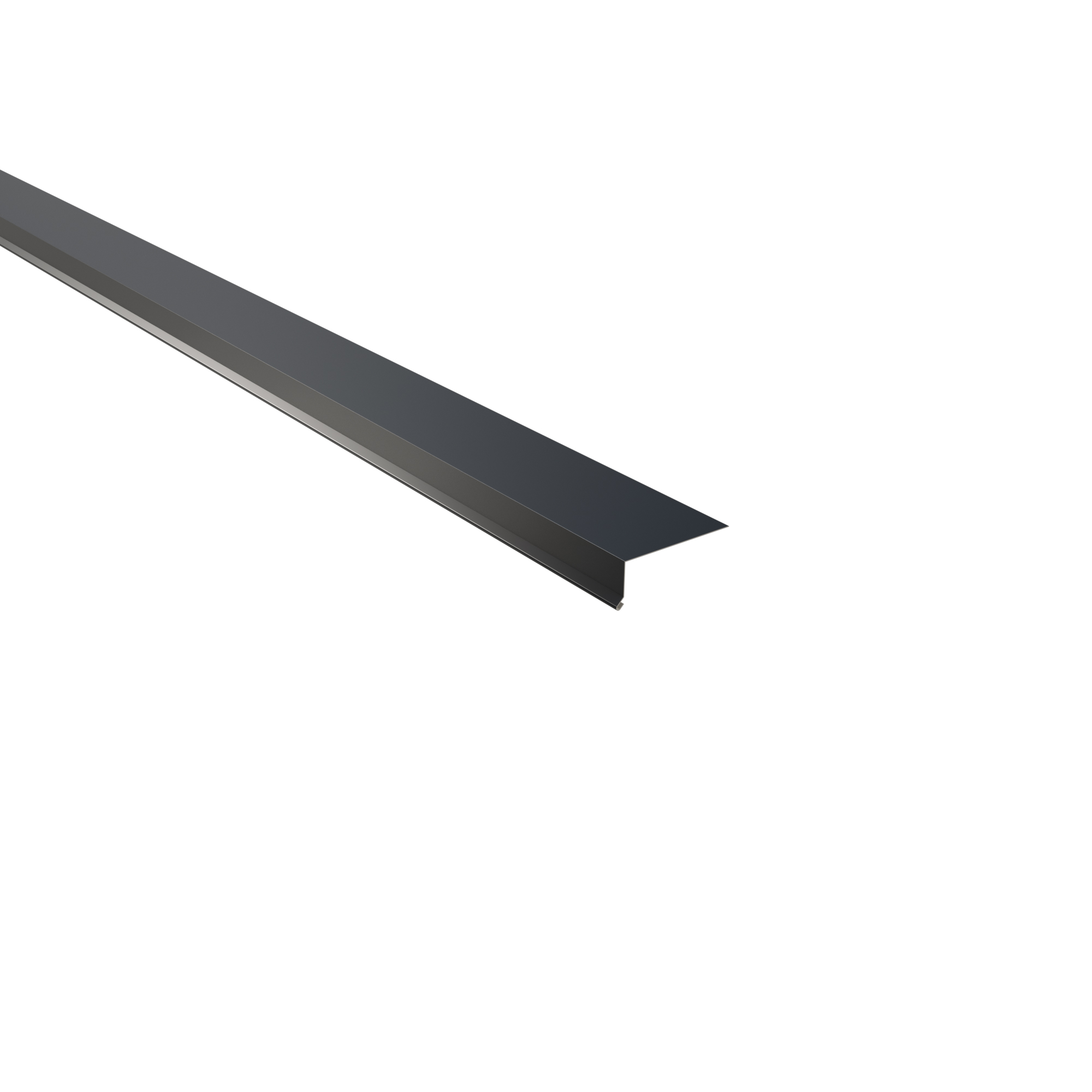 PRECIT Traufblech, anthrazit, 1000 x 80 x 30 x 0,5 mm PRECIT Traufblech, anthrazit, 1000 x 80 x 30 x 0,5 mm
