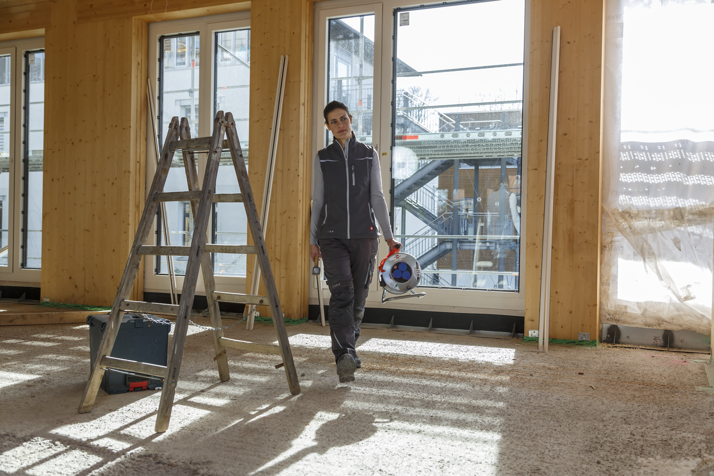 Brennenstuhl Garant S IP44 Kabeltrommel, 25 m Kabel in orange