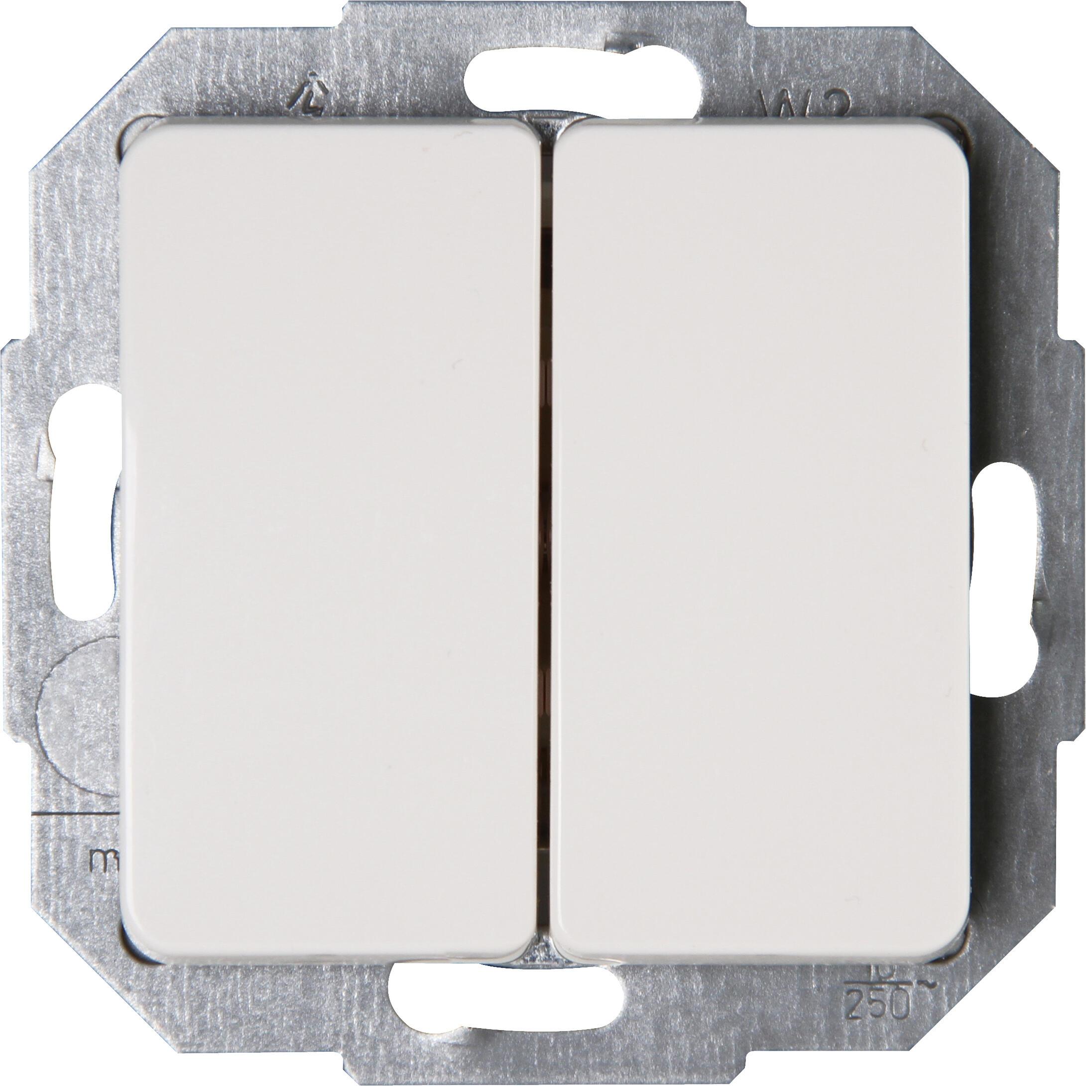 Kopp MILANO Serienschalter, weiß Kopp MILANO Serienschalter, weiß