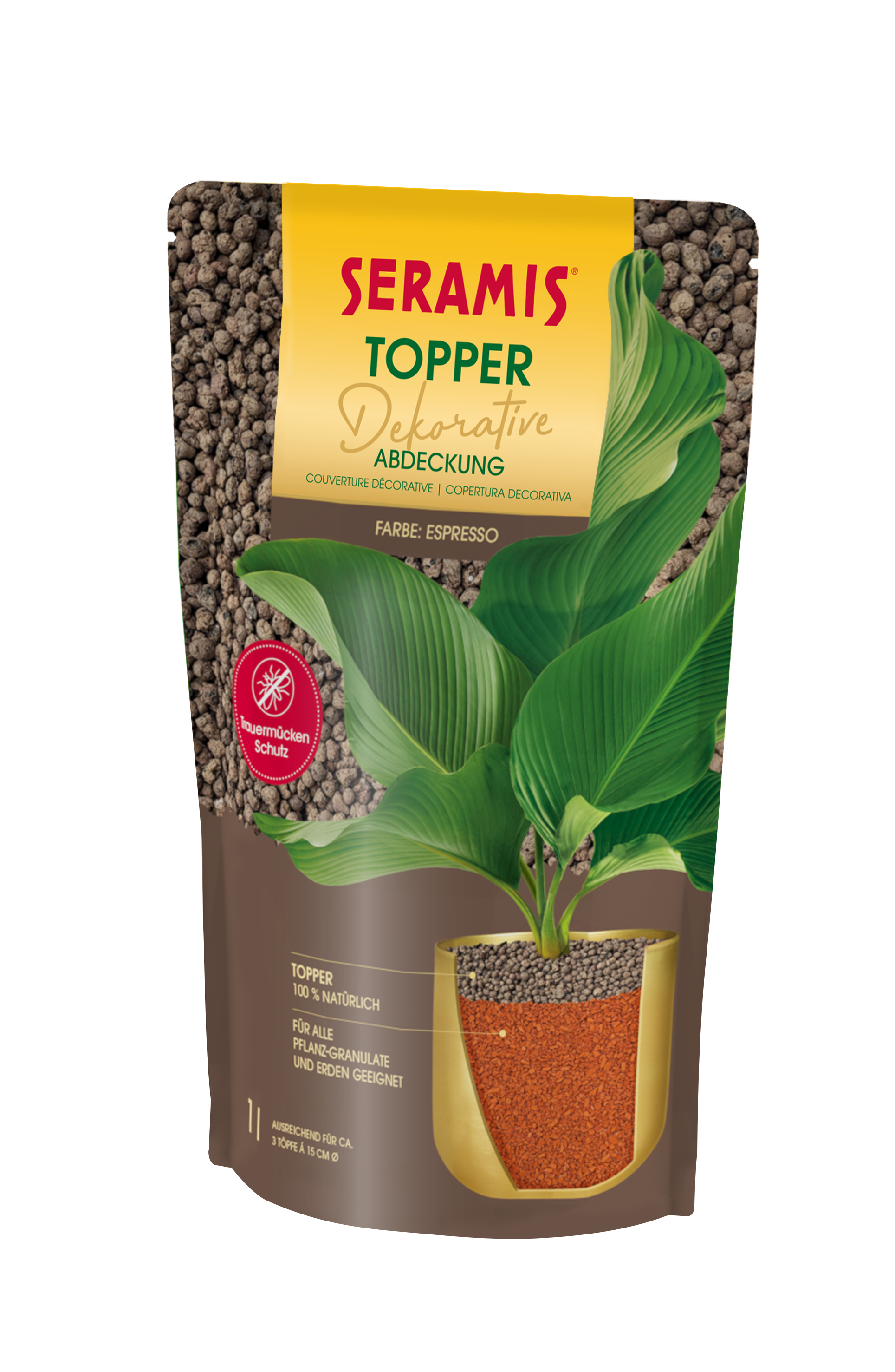 Seramis Topper, Espresso, 1 L
