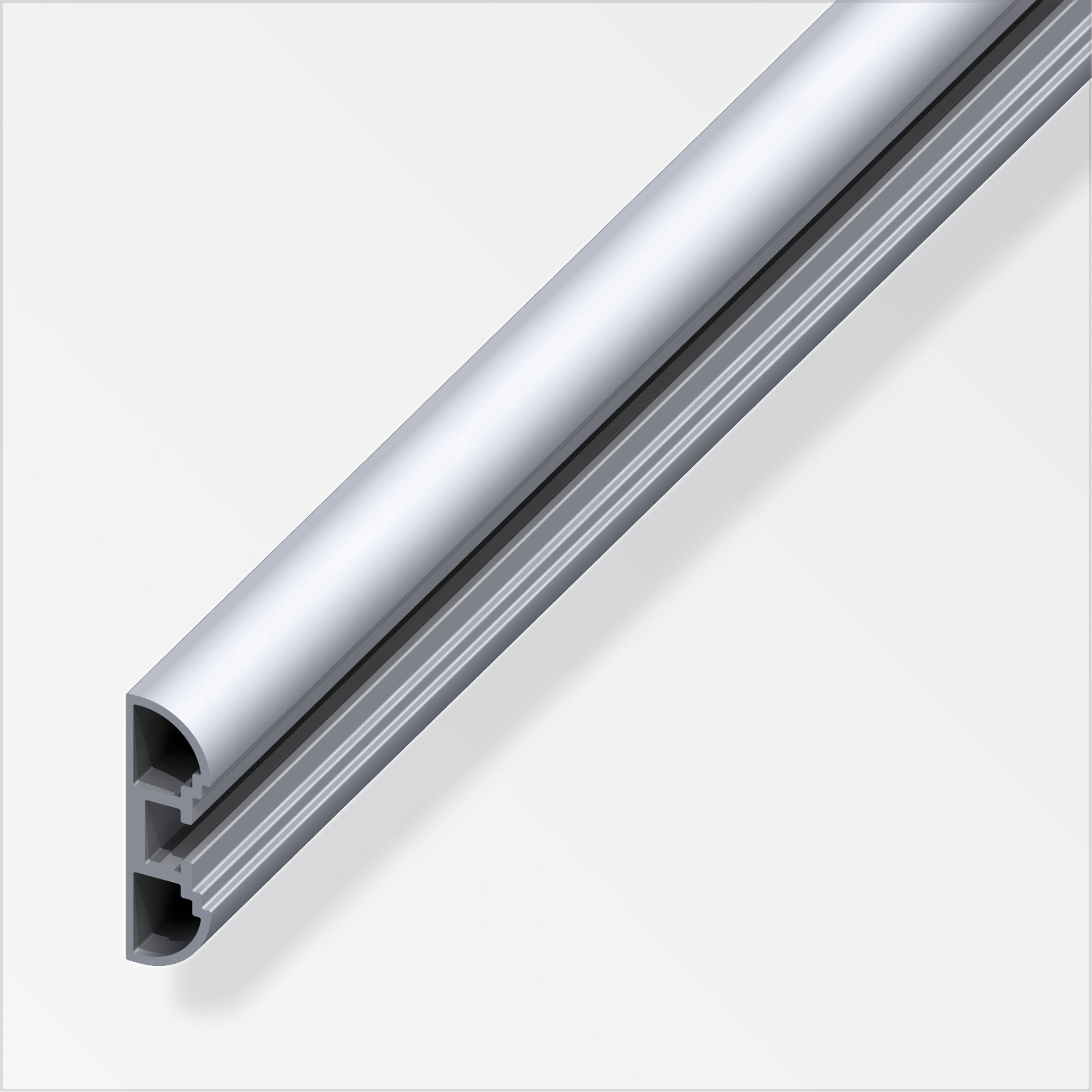 Alfer coaxis®-Profil, extraschmal, 2,5 m, blankes Aluminium Alfer coaxis®-Profil, extraschmal, 2,5 m, blankes Aluminium