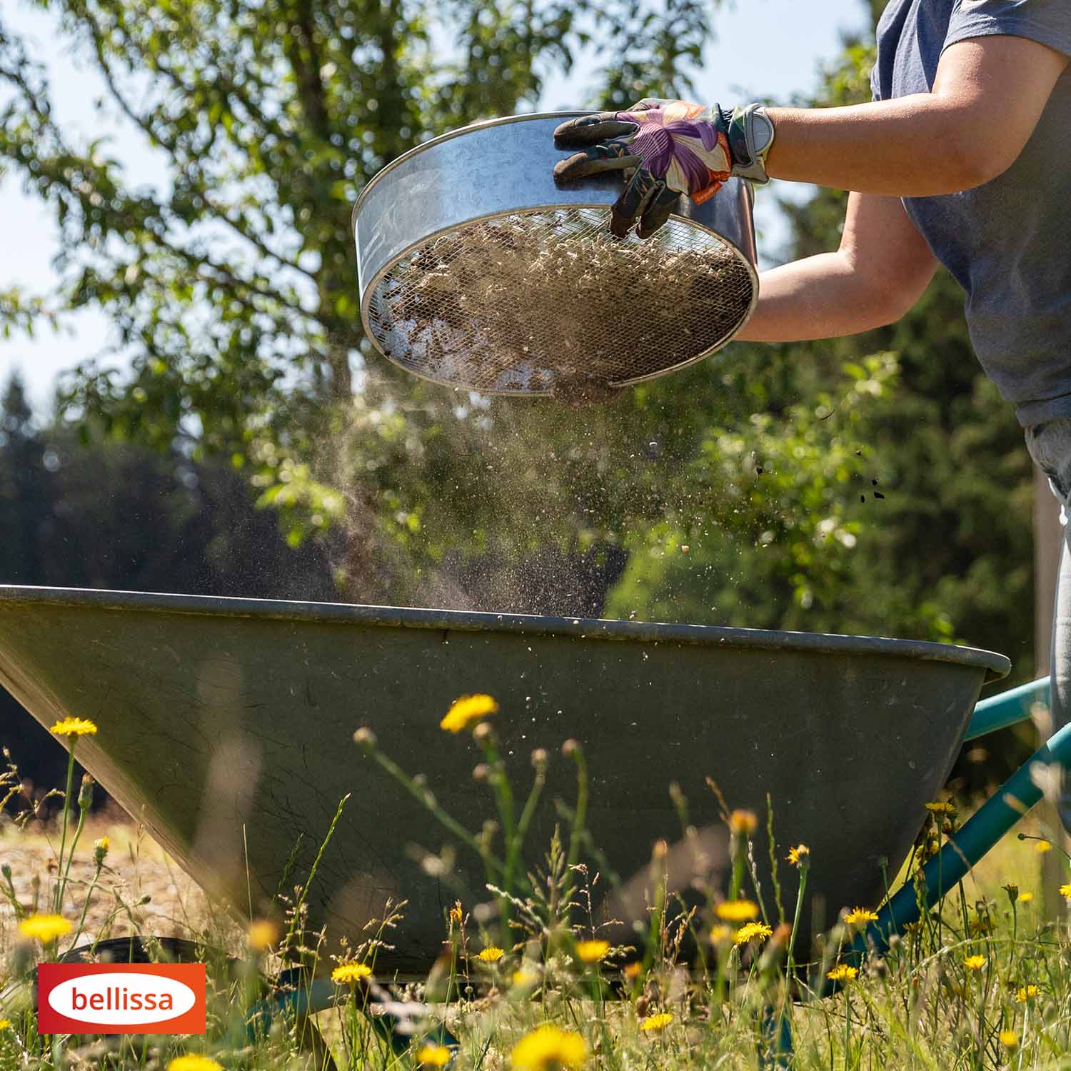 Bellissa Metallrandsieb mit Wechselgitter Bellissa Metallrandsieb mit Wechselgitter