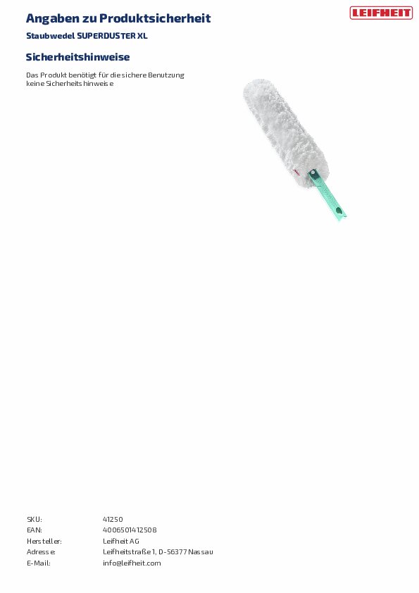 Leifheit Staubwedel SUPERDUSTER XL Leifheit Staubwedel SUPERDUSTER XL