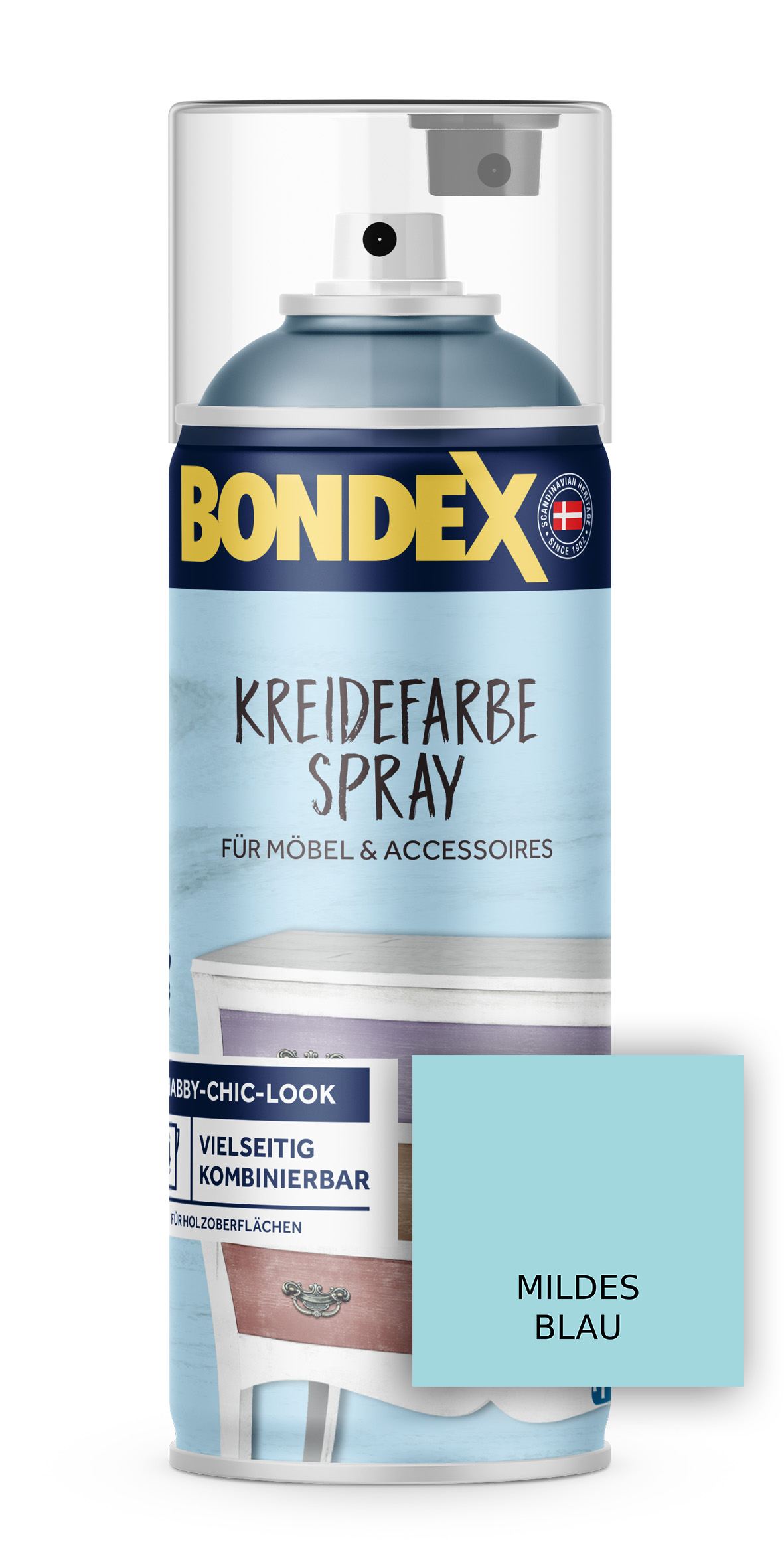 Bondex Kreidefarbe Spray mildes blau, 0,4 l Bondex Kreidefarbe Spray mildes blau, 0,4 l