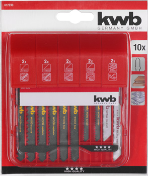 617230-300 Kwb Stichsägeblatt-Box S30, 10-tlg.