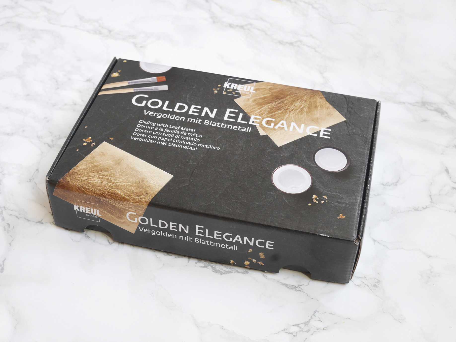 Kreul Vergolden mit Blattmetall, Set Golden Elegance Kreul Vergolden mit Blattmetall, Set Golden Elegance