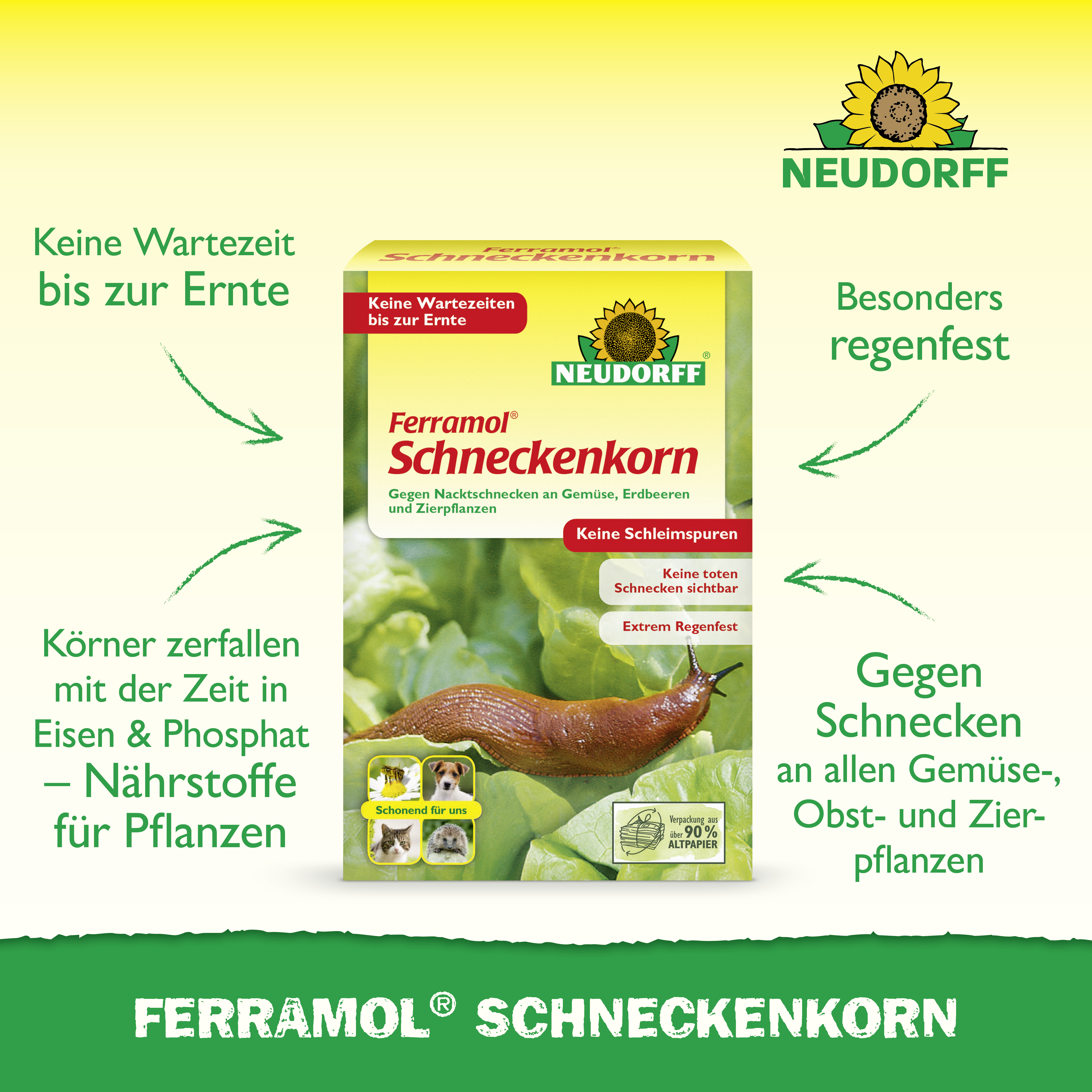 Neudorff Ferramol Schneckenkorn, 200 g