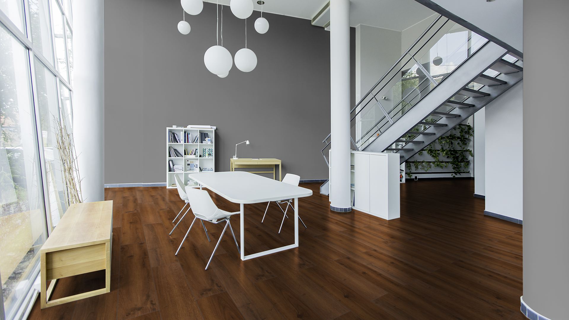 230493_8 Classen Laminatboden Oak Dark Brown