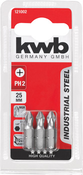 121002-300 Kwb Industry Schraubendreherbit PH 2, 25 mm