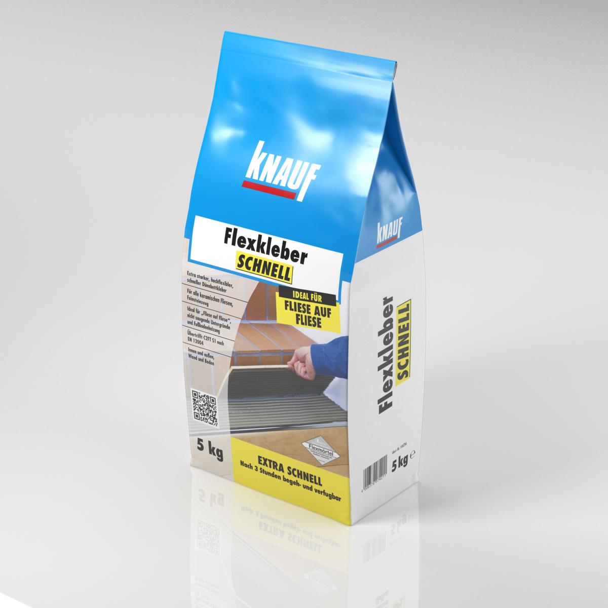4006379074211_Flexkleber-schnell-5-kg_Produkt_1 Knauf Flexkleber schnell, 5 kg