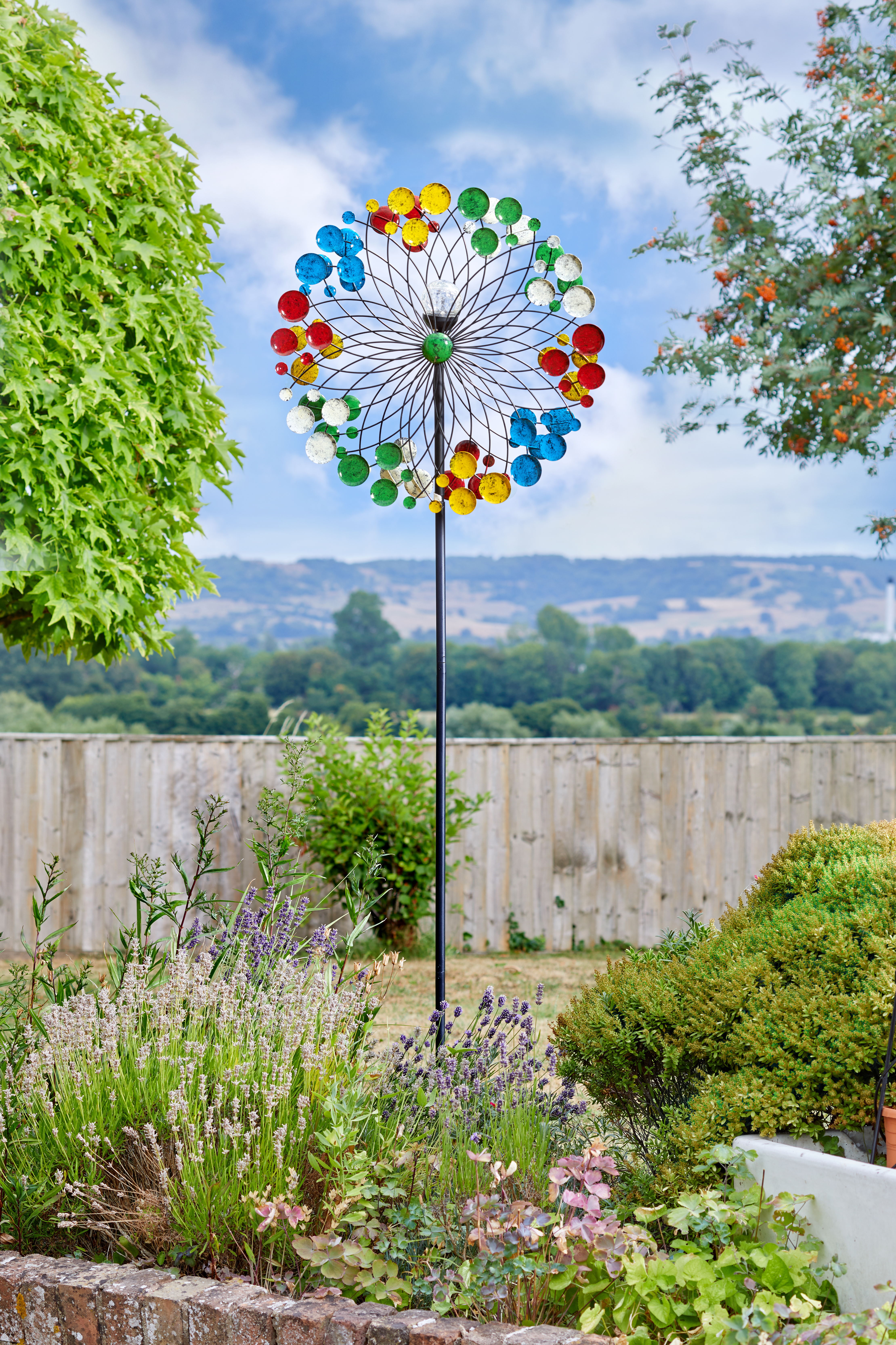 Smart Garden Windrad Harlequin + Solarkugel, 213 x 58 cm Smart Garden Windrad Harlequin + Solarkugel, 213 x 58 cm