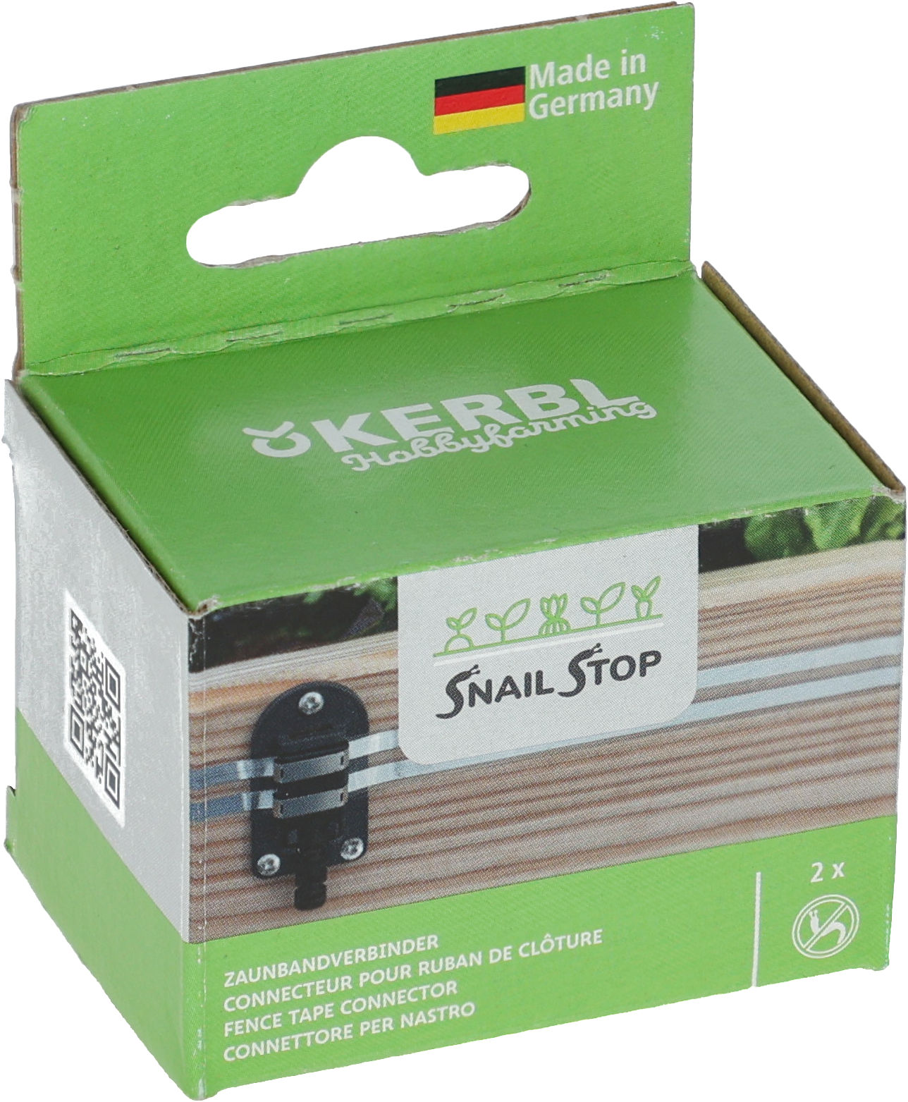 Kerbl SnailStop Zaunbandverbinder, elektrischer Schneckenzaun