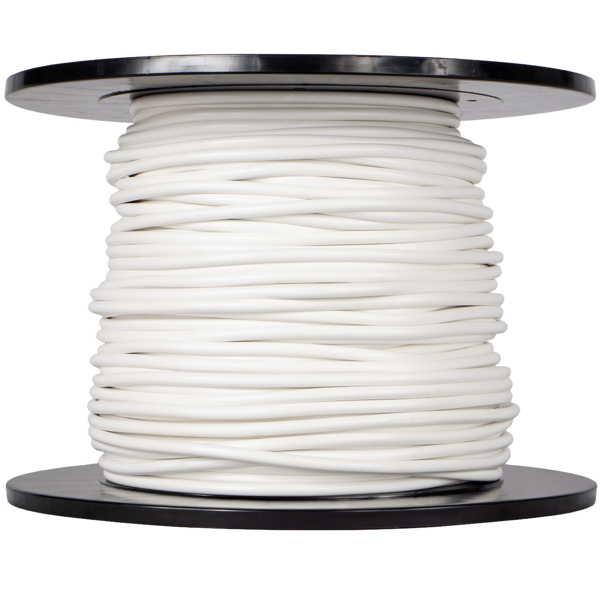 HSB Schlauchleitung H03VV-F 3G0,75 mm² Spule 100 m, weiß (Meterware)