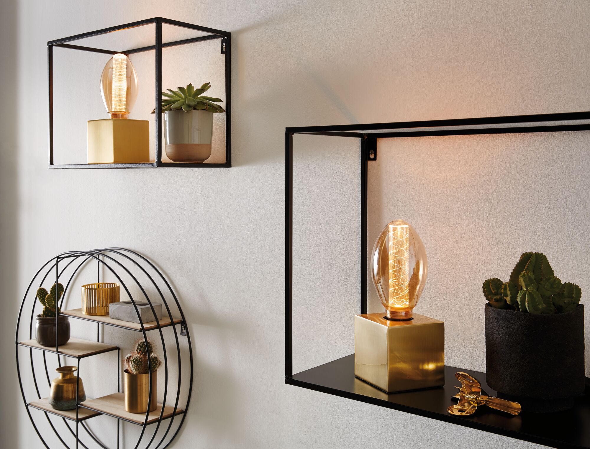 Paulmann LED, ST64, Innenkolb spiral, 200lm, E27, gold, 1800K